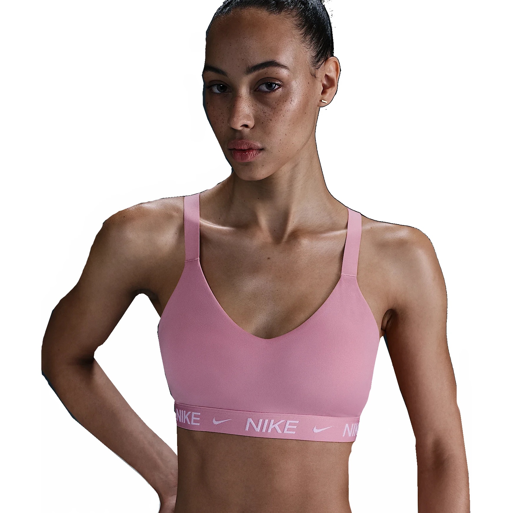 Produktbild von Nike Indy Sport-BH mit mittlerem Halt für Damen - pink/pink foam  FD1065-699