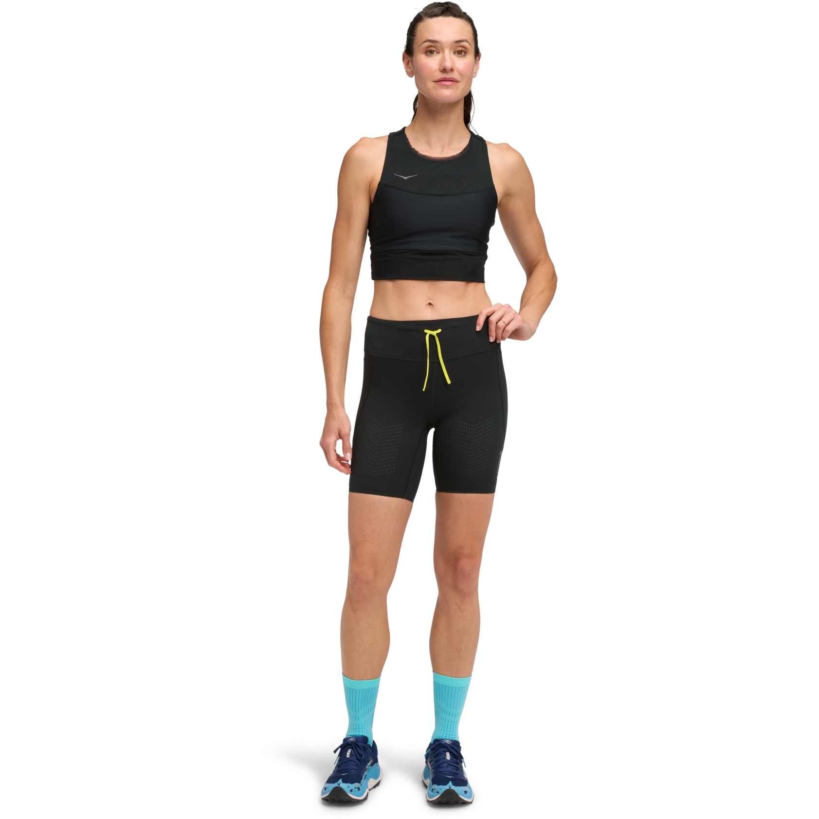 Hoka Skybreeze Half Tights Women - black | BIKE24