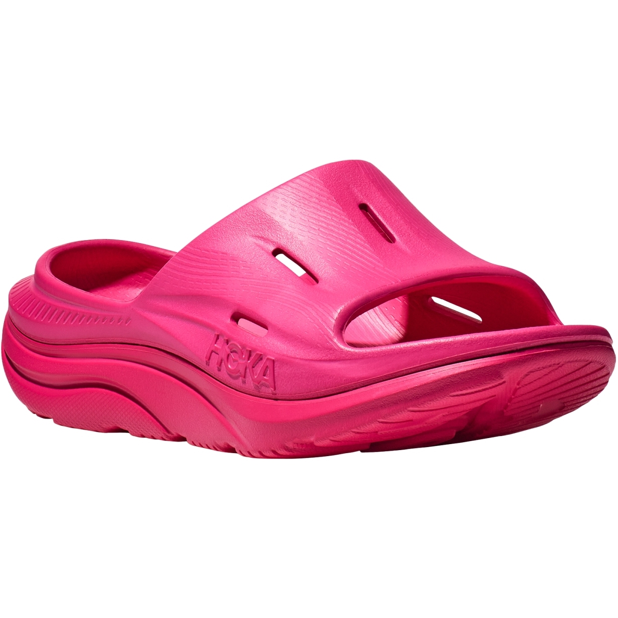 Picture of Hoka Ora Recovery Slide 3 Unixes Slippers - pink yarrow / pink yarrow