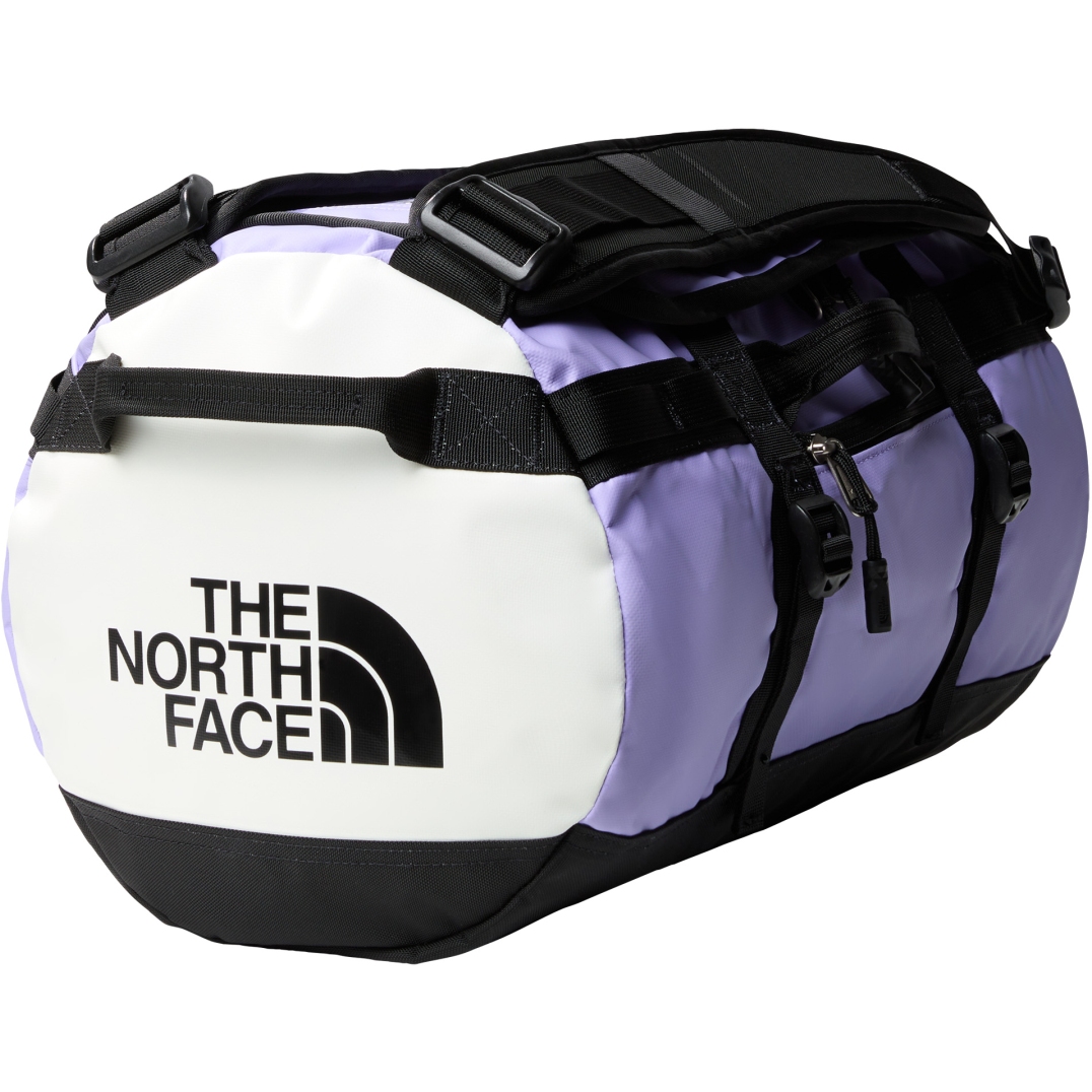 Picture of The North Face Base Camp Duffel - Extra Small - High Purple/Astro Lime/White Dune