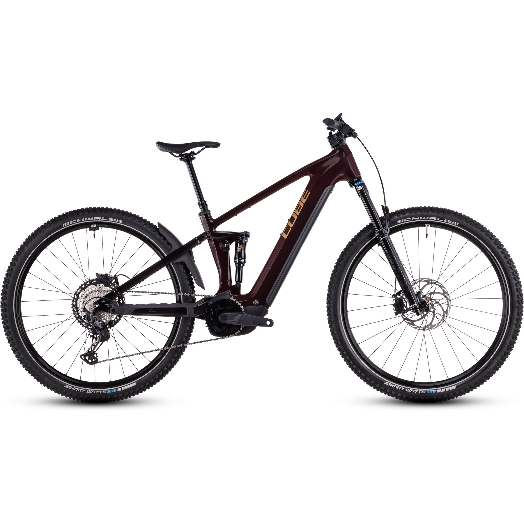 Produktbild von CUBE STEREO HYBRID ONE22 SLT 800 - E-Mountainbike - 2025 - 29&quot; - solareclipse / gold