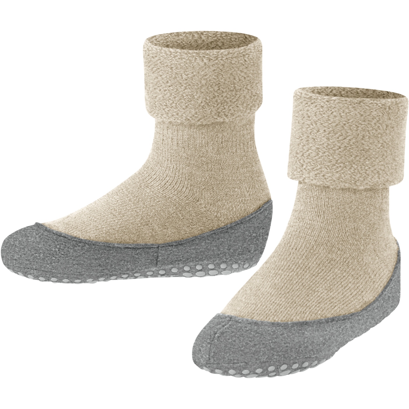 Picture of Falke Cosyshoe SO CP Slippers Kids - sand melange 4651