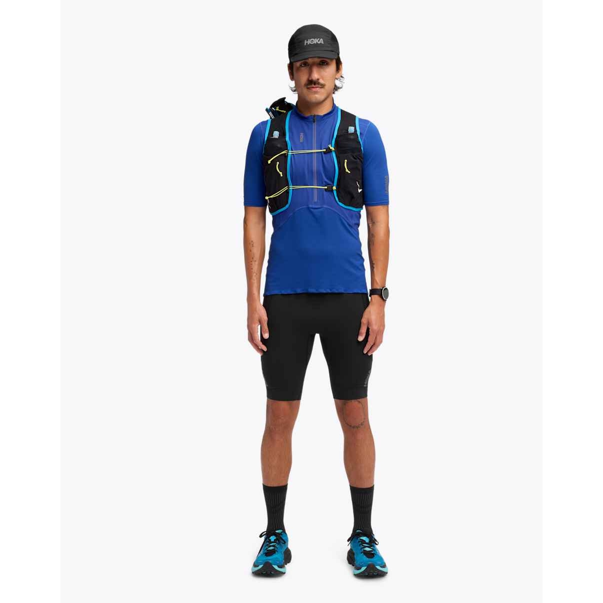 Hoka Skybreeze Zip Short Sleeve Men - ultramarine | BIKE24