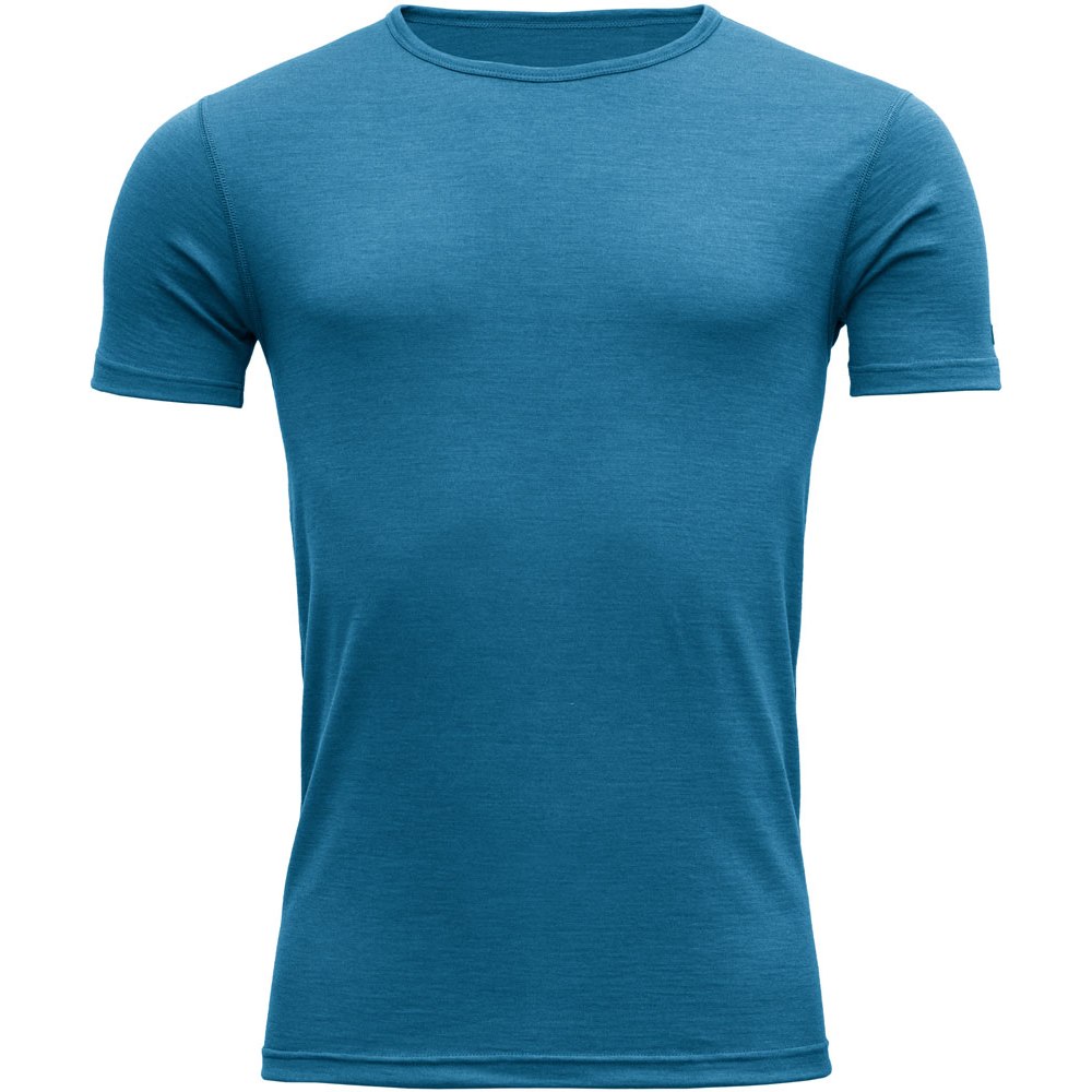 Picture of Devold Breeze Merino 150 T-Shirt - 258 Blue Melange