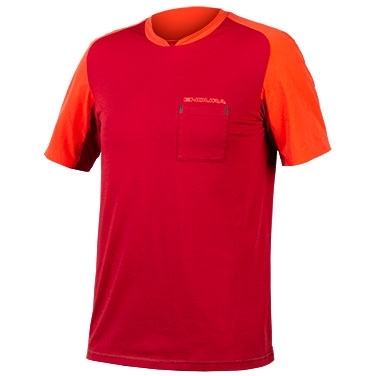 Image of Endura GV500 Foyle T-Shirt - rust red