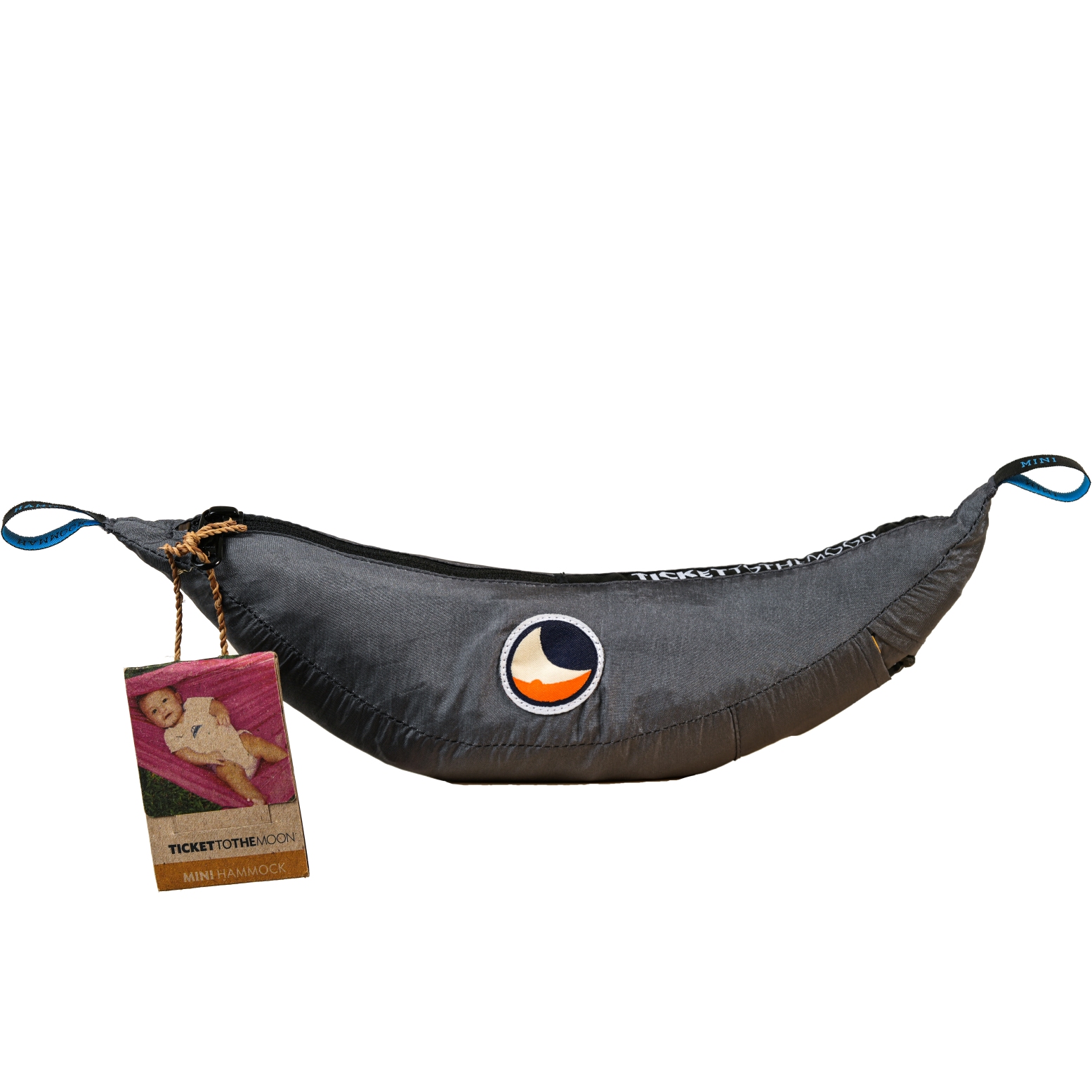 Produktbild von Ticket To The Moon Mini Hängematte - Dark Grey
