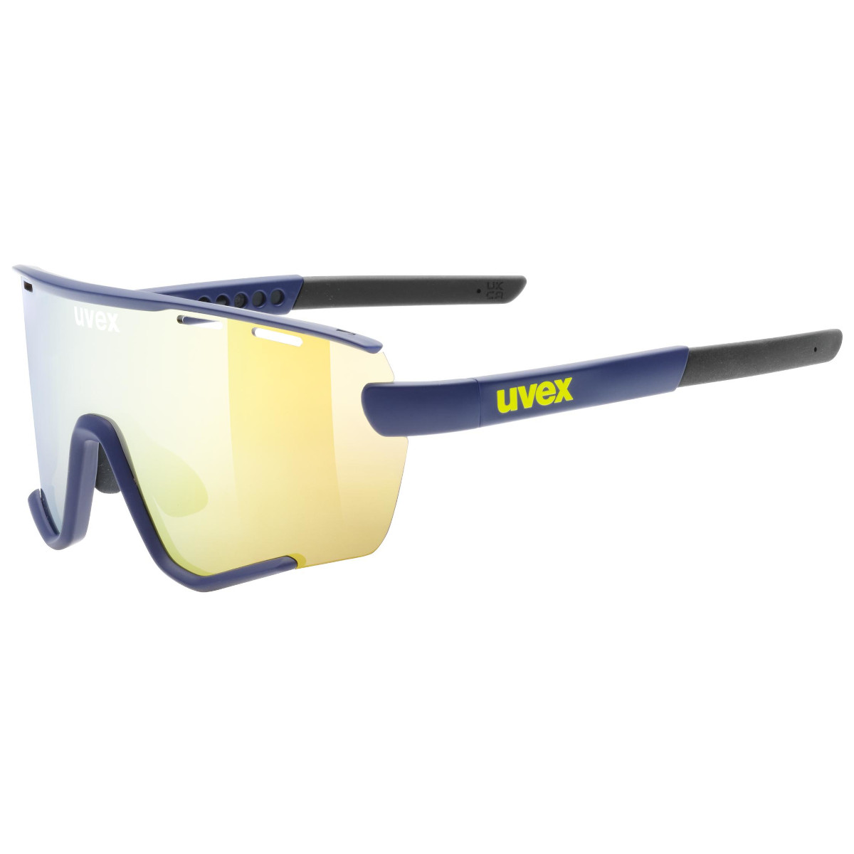 Produktbild von Uvex sportstyle 236 Set Brille - blue matt/mirror yellow + clear