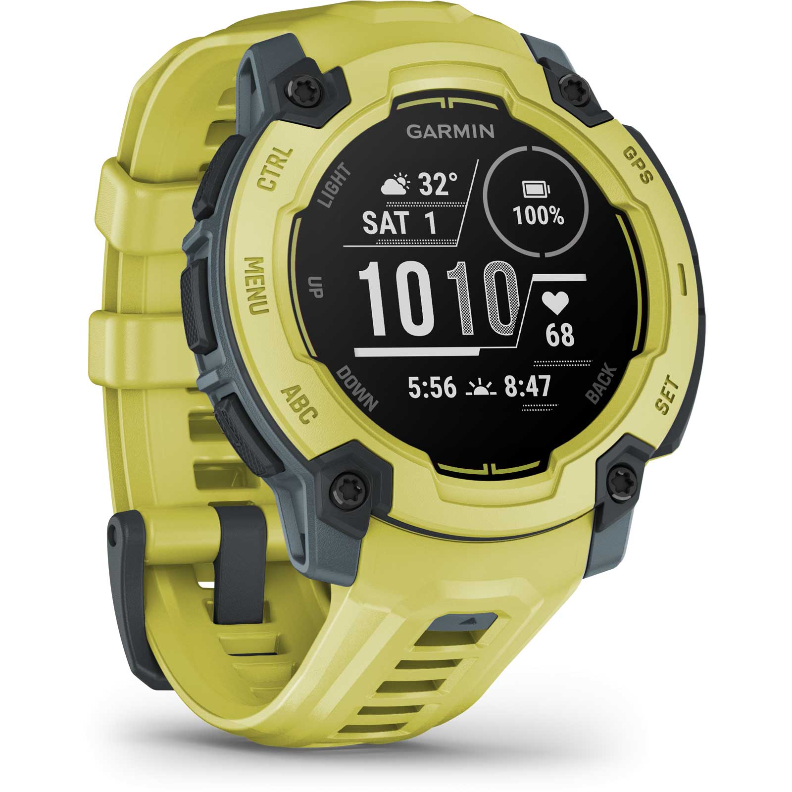 Умные GPS-часы Garmin Instinct E - 45 мм - Electric Lime