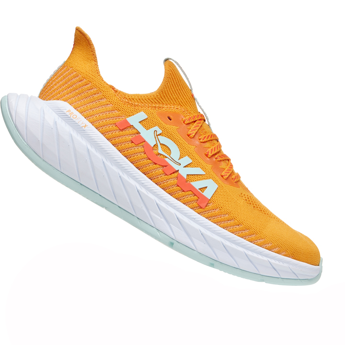 Hoka Carbon X 3 Running Shoes Women - radiant yellow / camellia | BIKE24