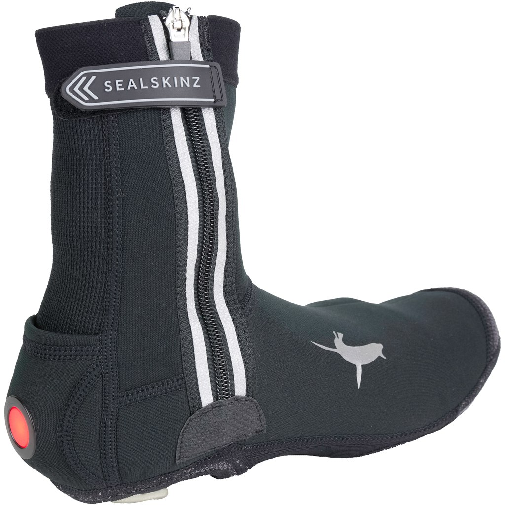 Picture of SealSkinz All Weather LED Cycle Overshoes - Black