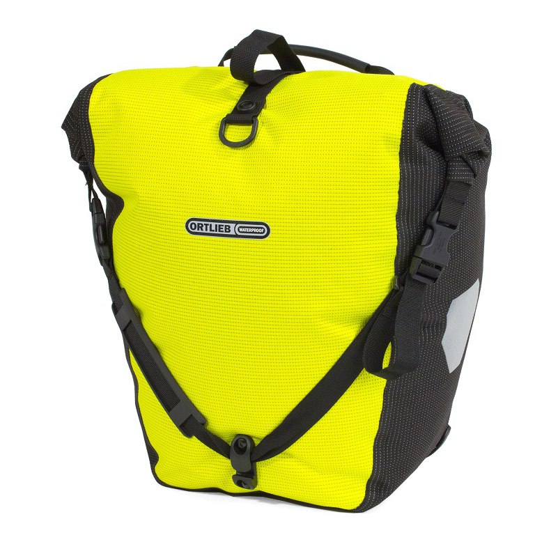 Produktbild von ORTLIEB Back-Roller High Visibility - QL2.1 Fahrradtasche - 20L - neon yellow - black reflex