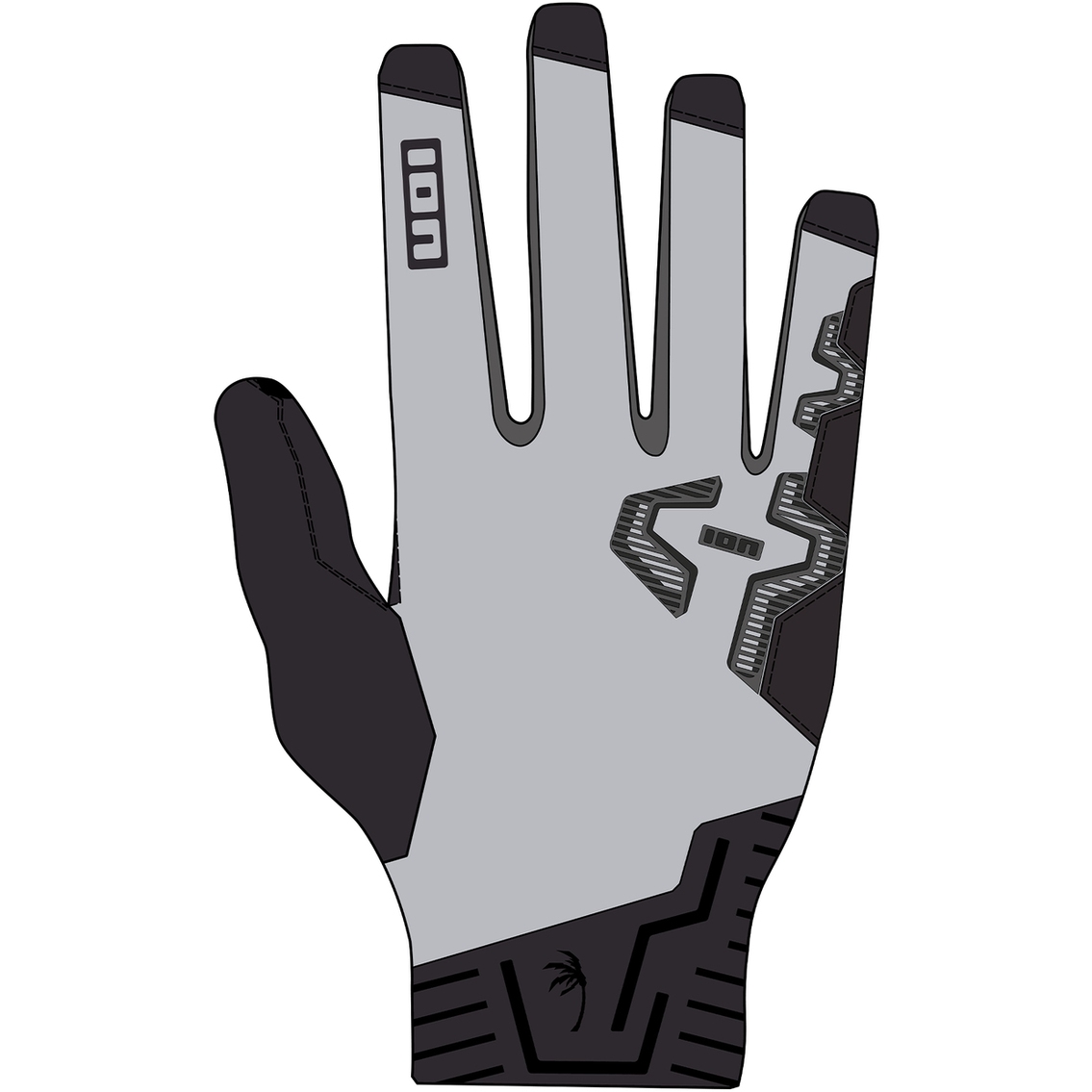 Foto de ION Bike Guantes de Ciclismo - Scrub AMP - Grey Dusk