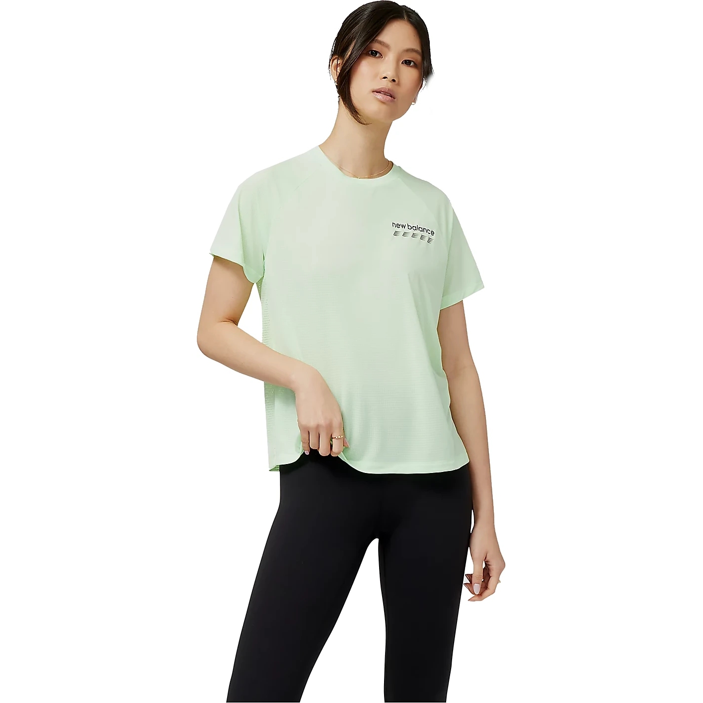 Image de New Balance T-Shirt de course Femme - Accelerate Pacer - Green Aura