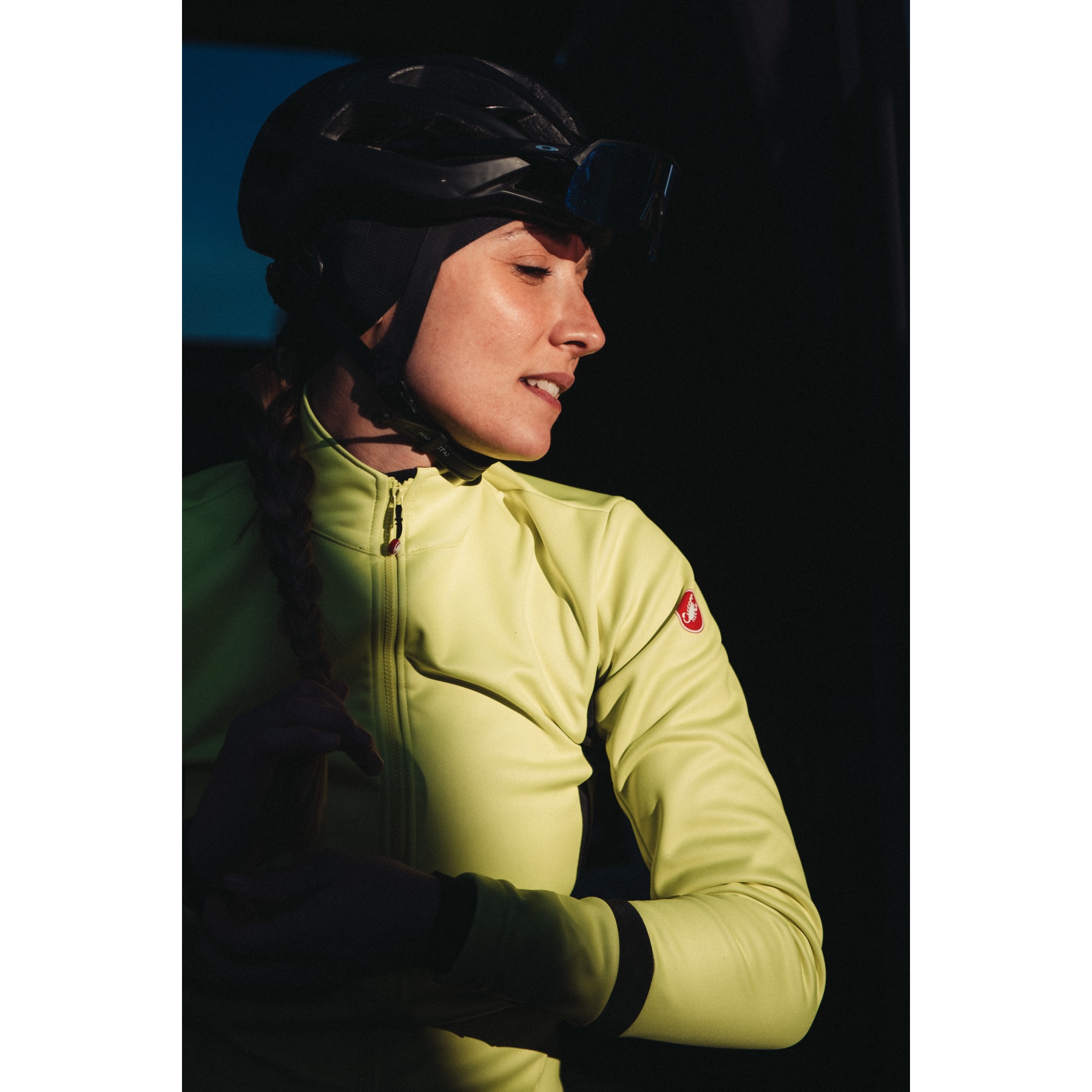 Castelli Dinamica 2 Jacket Women - light black/white reflex 085