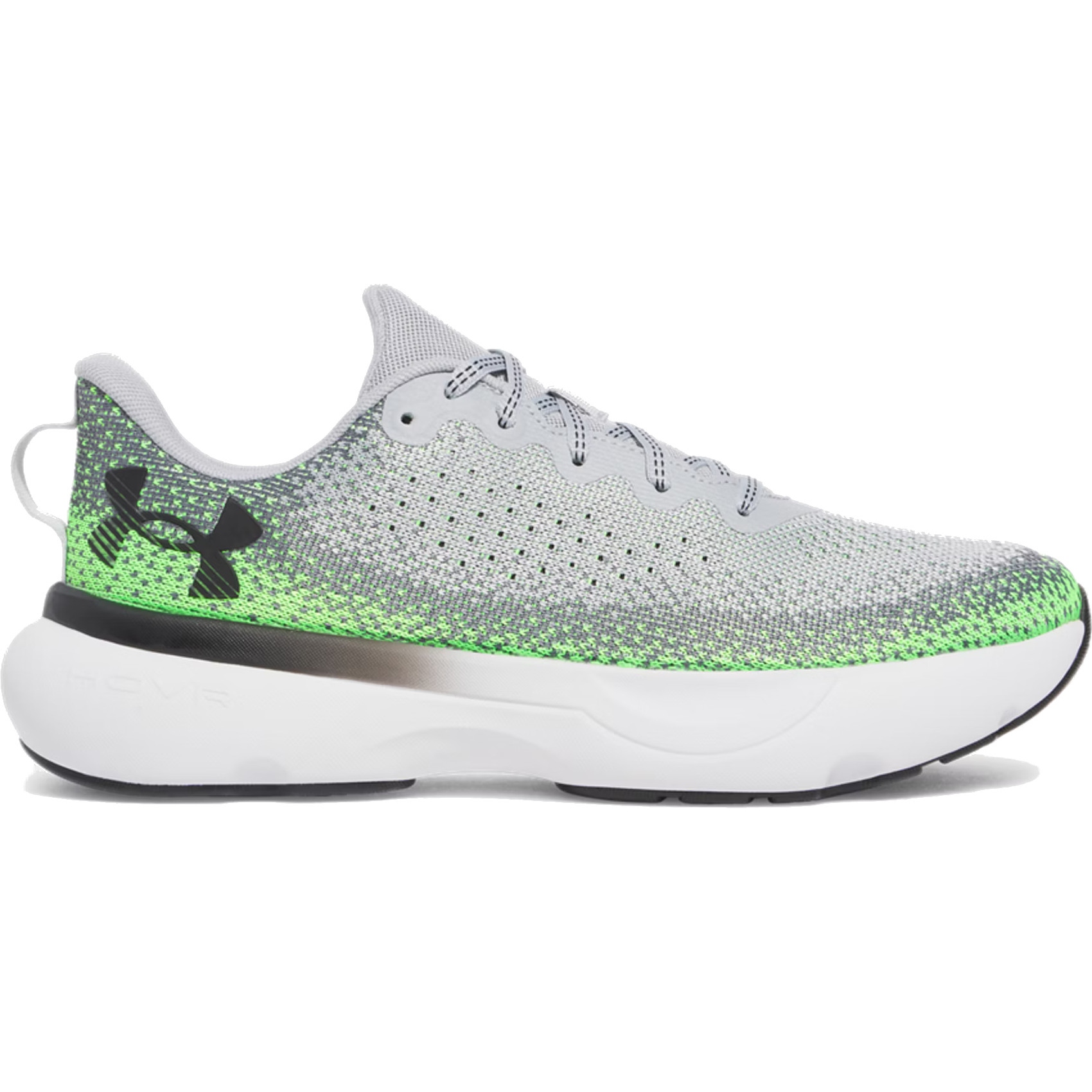 Produktbild von Under Armour UA Infinite Laufschuhe Herren - Mod Gray/Hyper Green/Schwarz