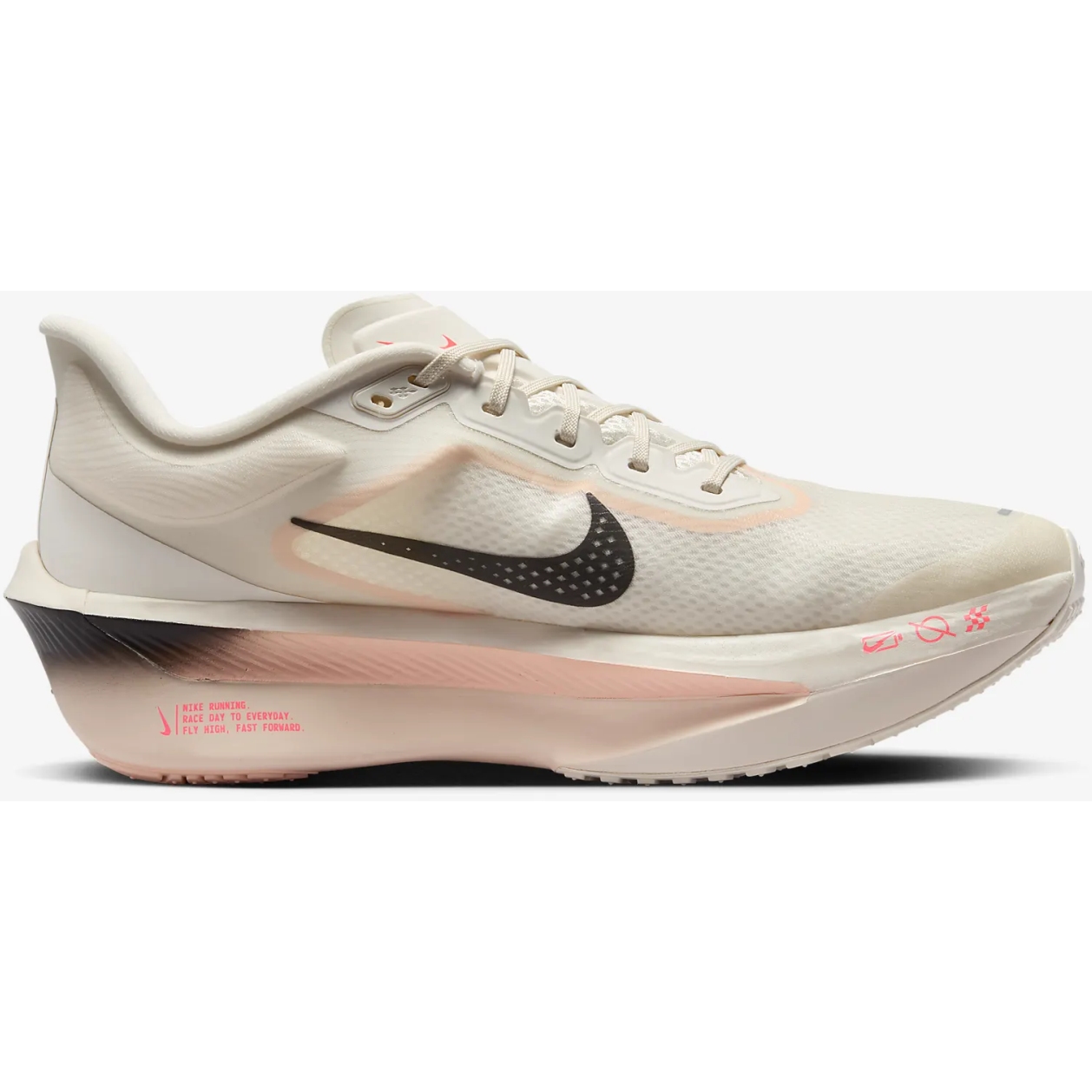 Nike Zoom Fly 6 Laufschuhe Herren pale ivory black crimson tint FN8454 102