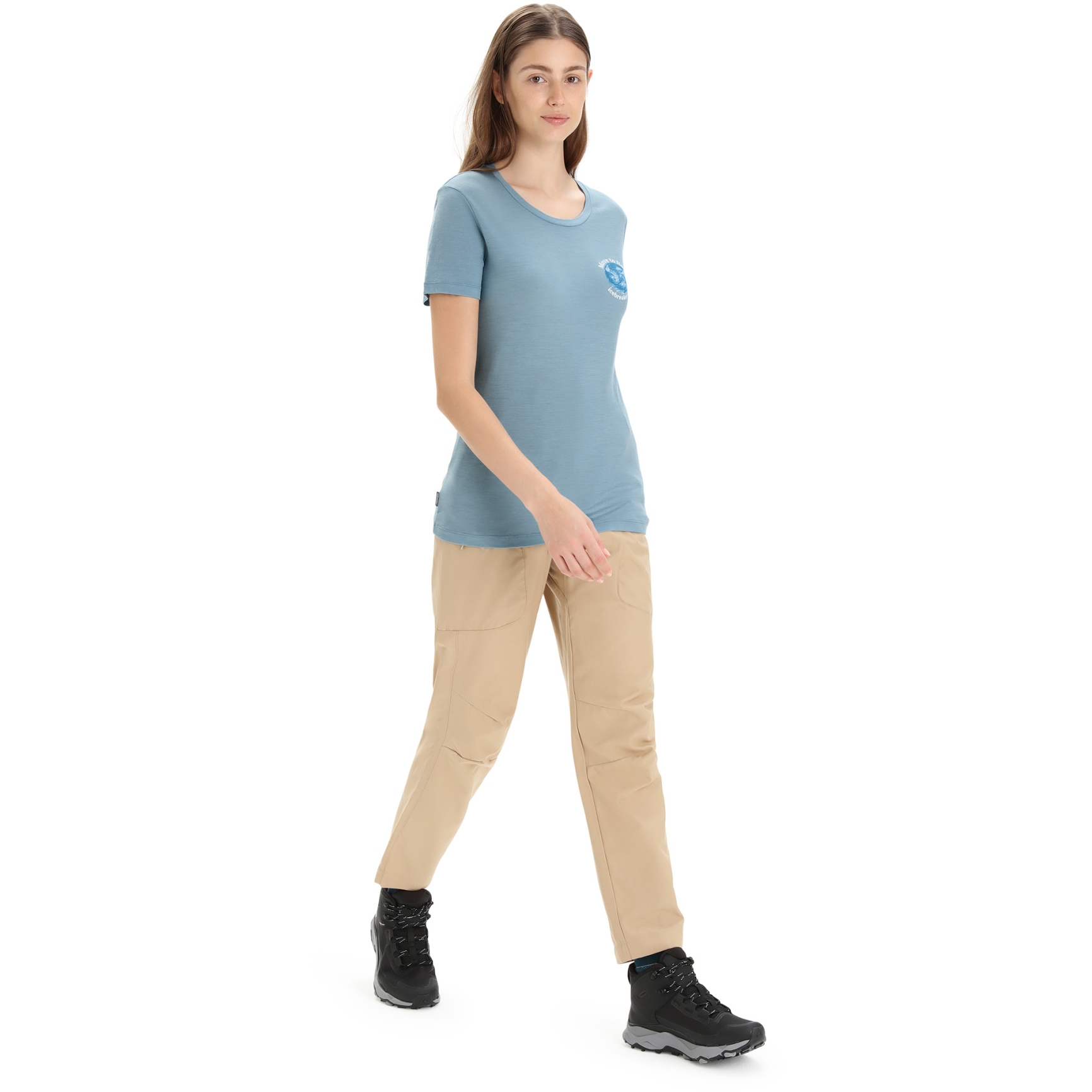 Icebreaker Women's Tech Lite II Short Sleeve Tee - Moon Phase