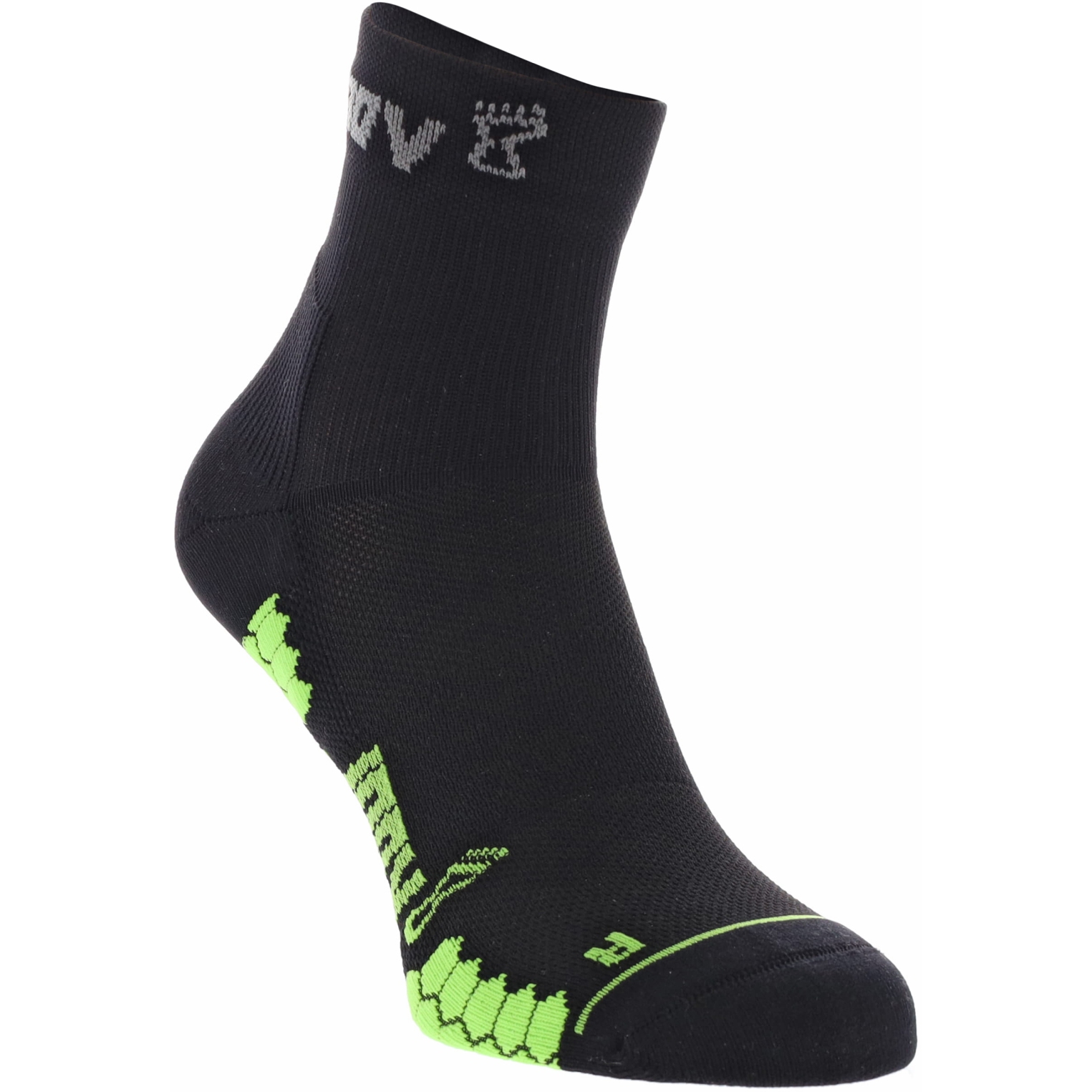 Picture of Inov-8 TrailFly Socks Mid Unisex (2 Pair) - black/green