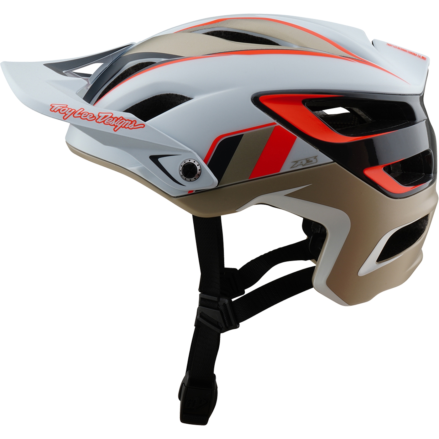 Produktbild von Troy Lee Designs A3 MIPS Helm - Intake White