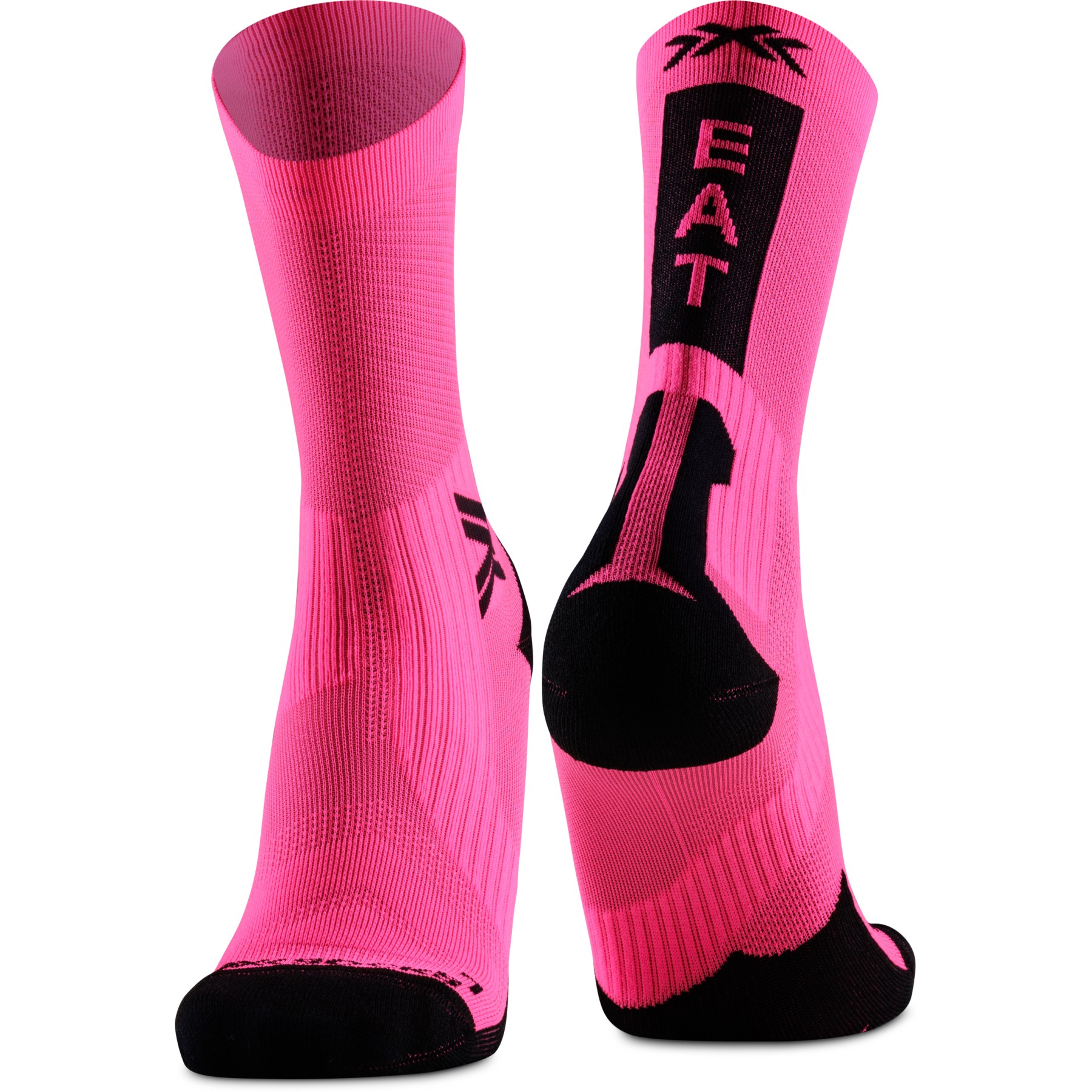 Photo produit de X-Socks Chaussettes Vélo - Bike Perform Crew - fluo pink/x black