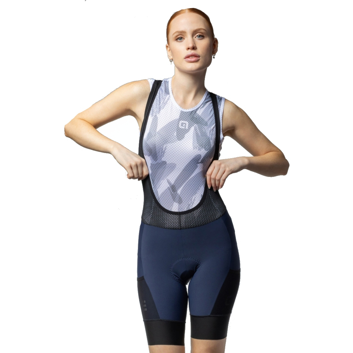 Bild von Alé OFF ROAD - GRAVEL Stones Cargo Trägershorts Damen - atmosphere blue