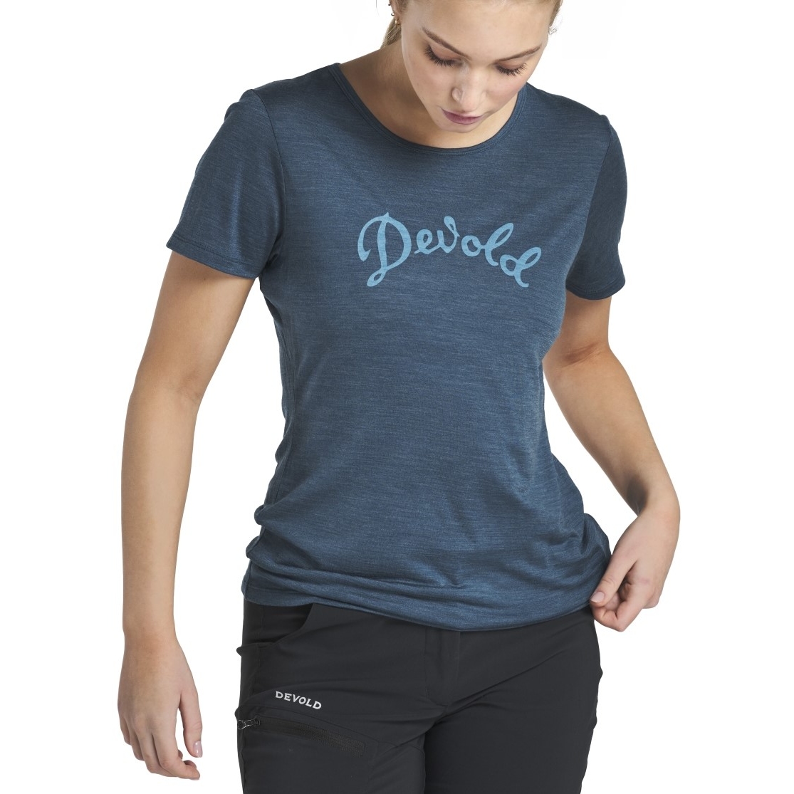 Picture of Devold Myrull Merino 130 Tee Women - 422A Flood