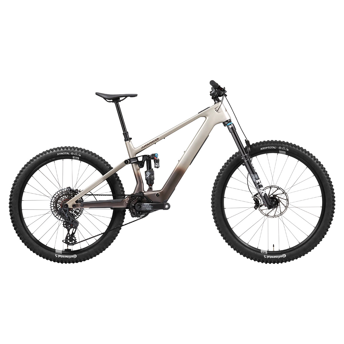 Norco FLUID VLT C1 140 Electric Carbon Mountain Bike 400Wh 2024 silver