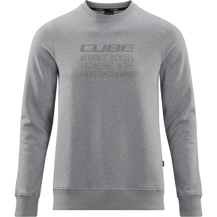 Produktbild von CUBE Organic Sweater - grey melange