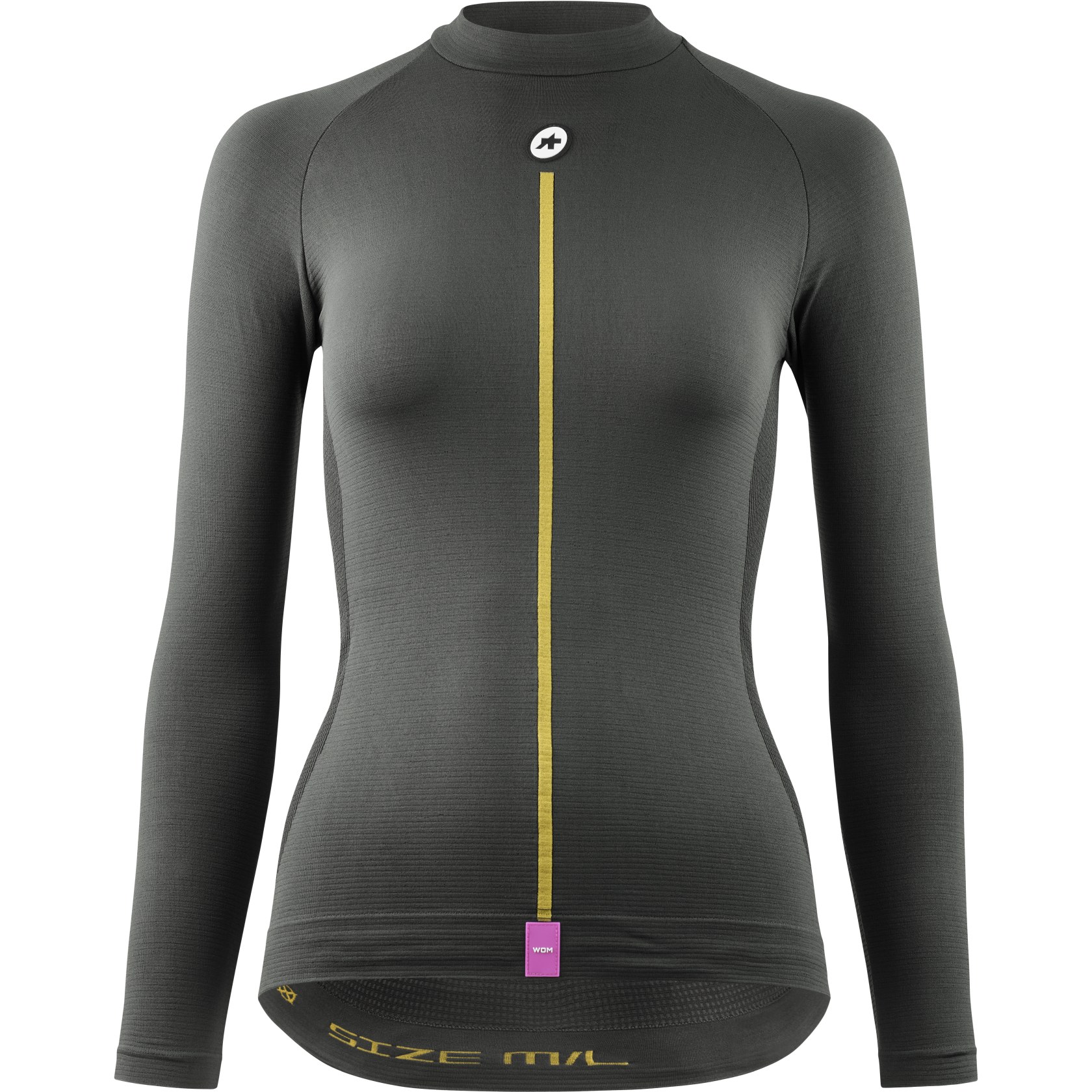 Bild von Assos P1 Frühling Herbst Langarm Unterhemd Damen - anthracite grey