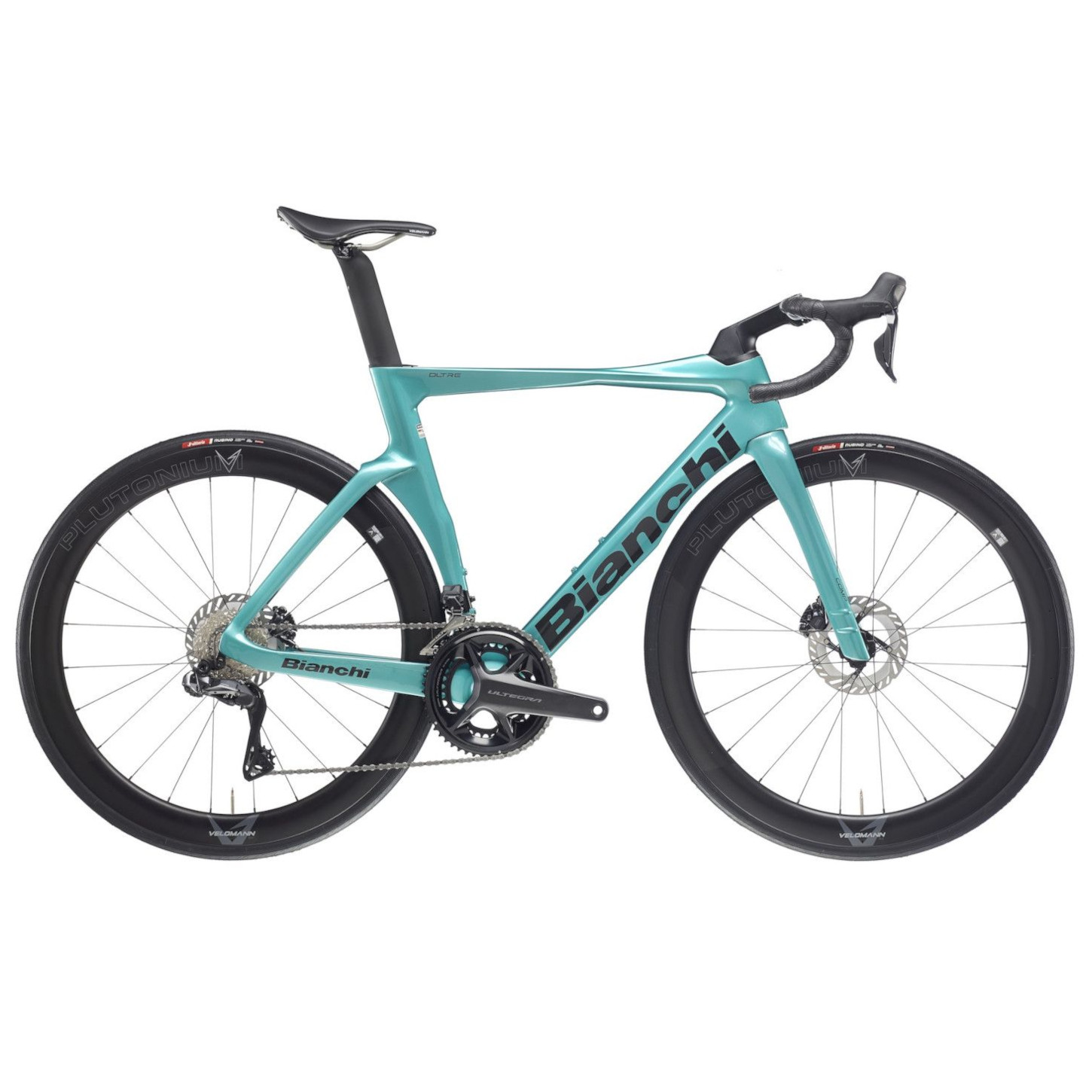 Picture of Bianchi OLTRE COMP - Ultegra Di2 - Carbon Road Bike - 2025 - metallic celeste / black glossy