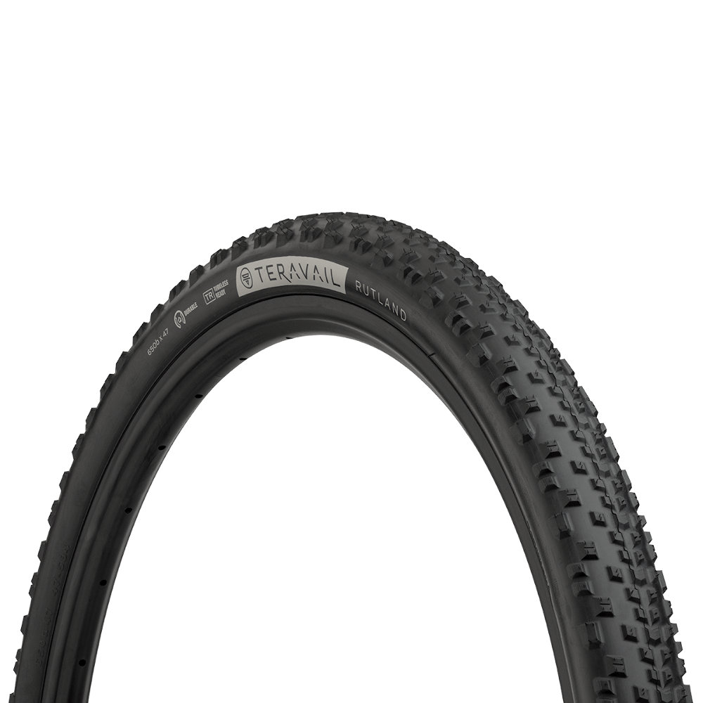 Productfoto van Teravail Rutland Folding Tire - Light and Supple - 47-584 - black