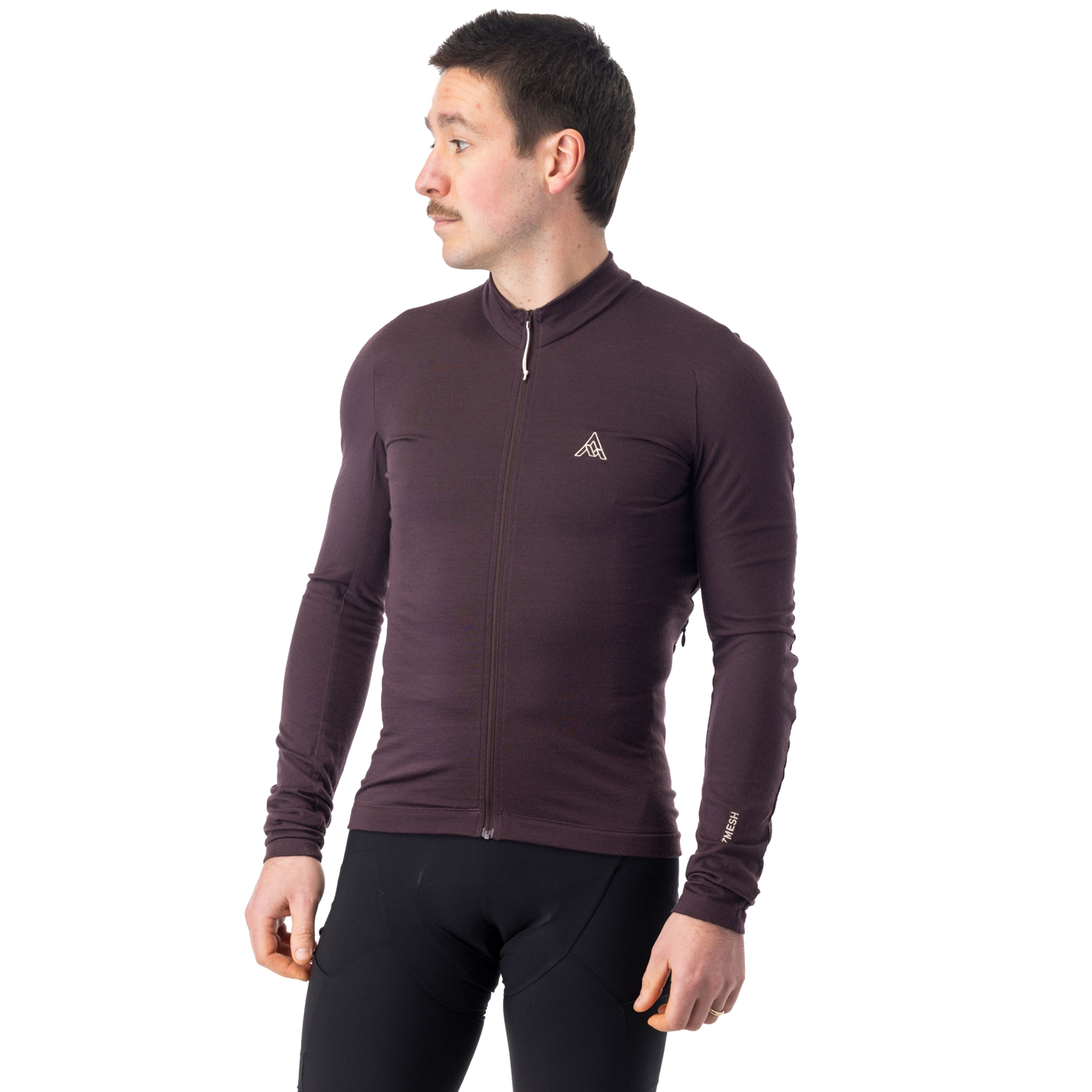 Kuva tuotteesta 7mesh Ashlu Merino Longsleeve Jersey Men - Dark Chocolate
