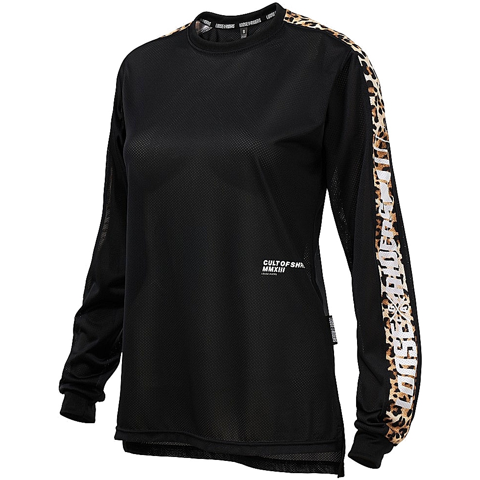 Produktbild von Loose Riders Technical Langarm-Trikot Damen - Retro Leopard