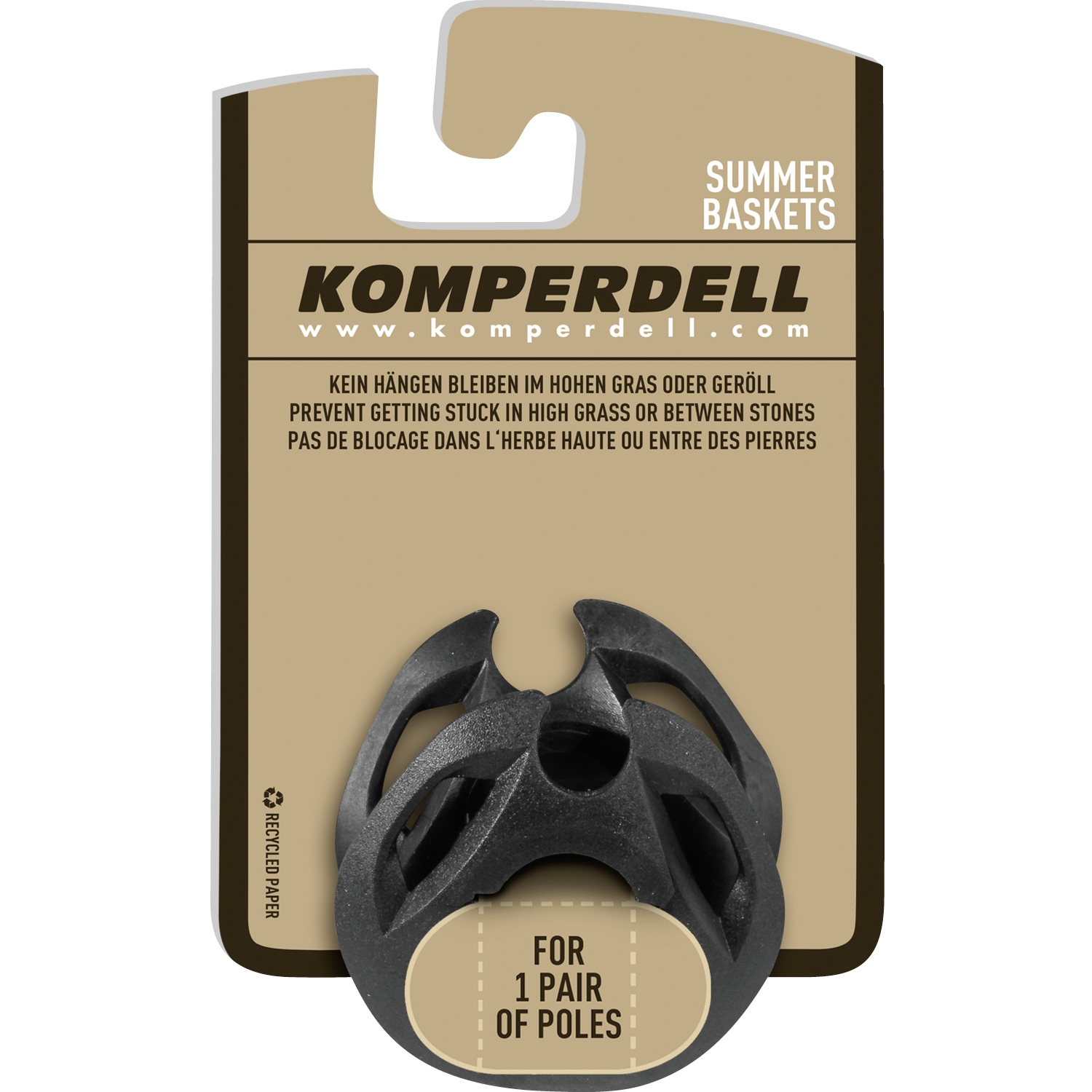 Productfoto van Komperdell Regular UL Vario Plaat (Paar) - zwart