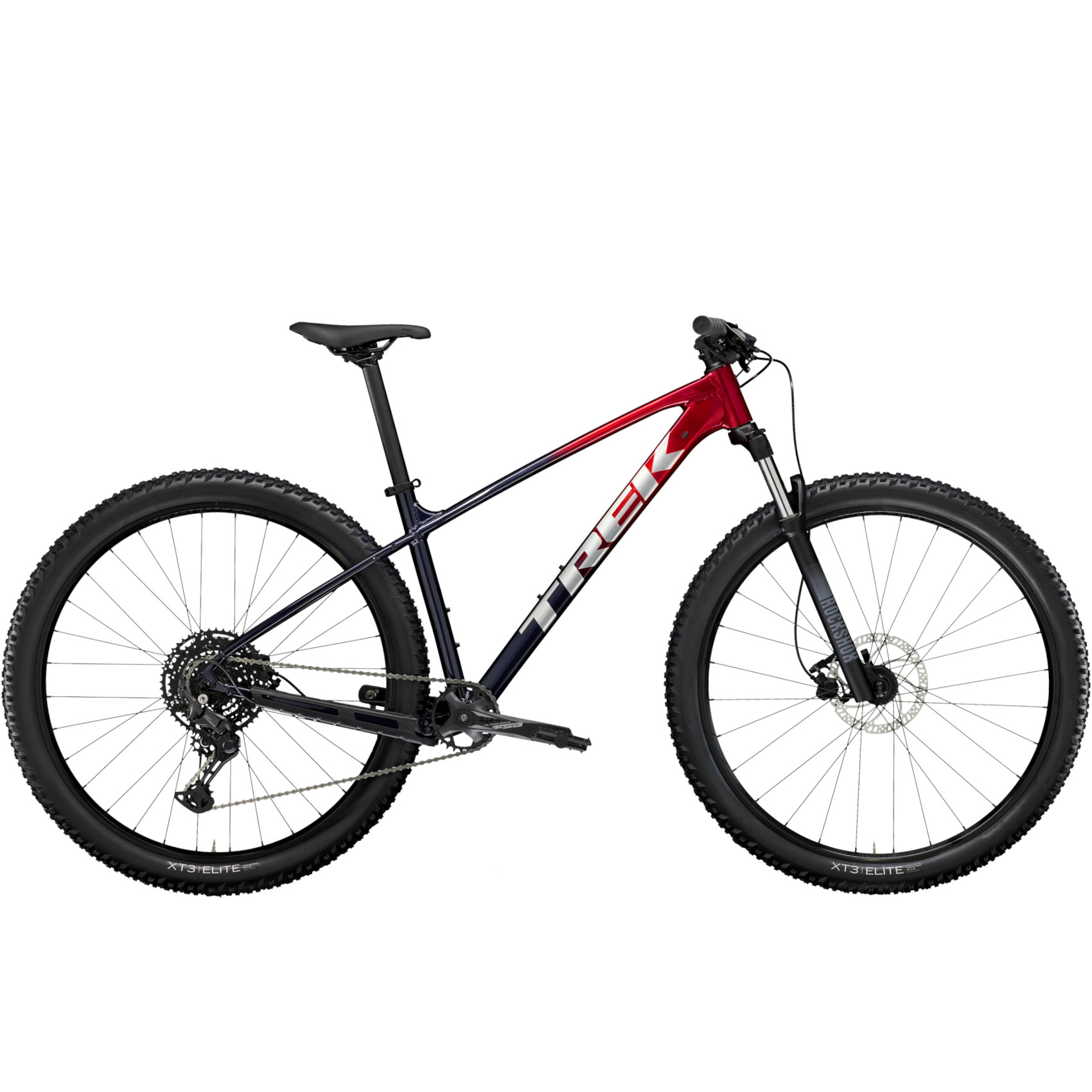 Black and blue trek bike online