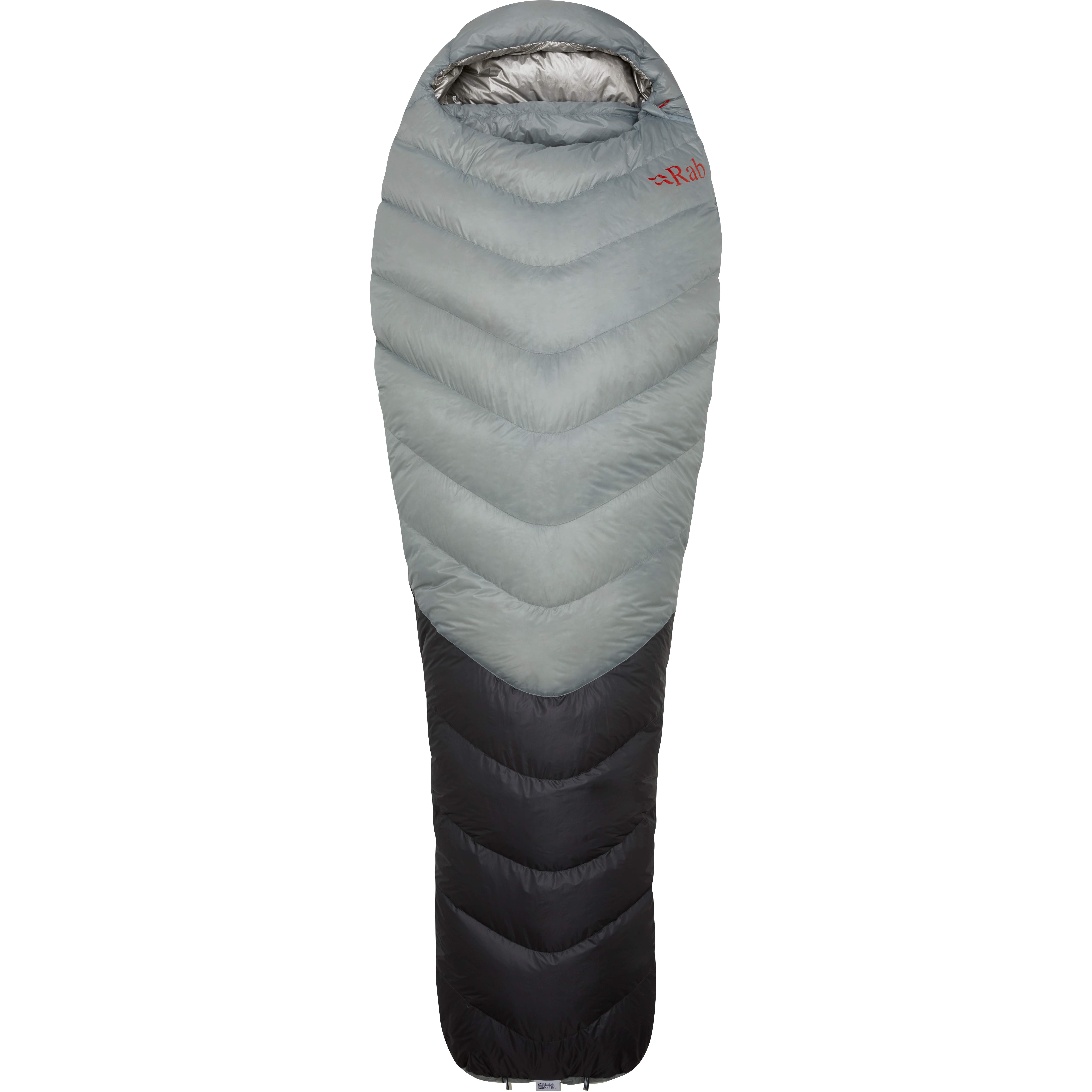 Produktbild von Rab Mythic Ultra 180 Schlafsack - Regular - RV links - cloud/graphene