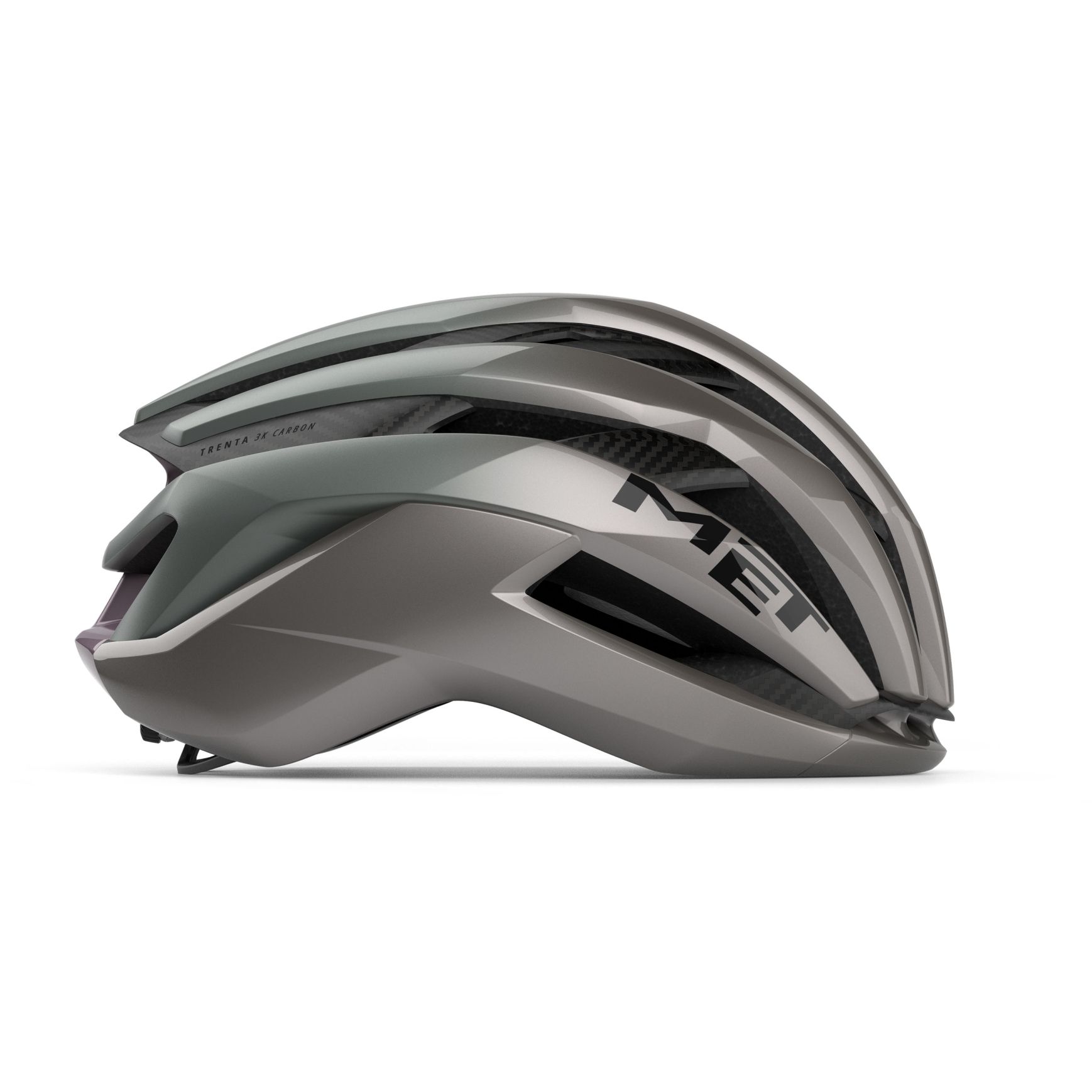 MET Trenta 3K Carbon Bike Helmet - Opal Gray/Glossy | BIKE24