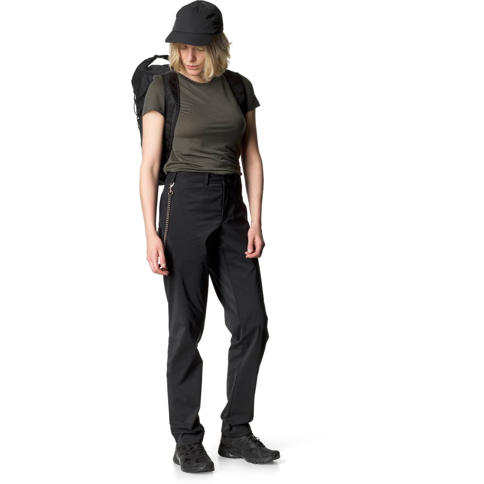 Picture of Houdini Women&#039;s Omni Chinos - True Black