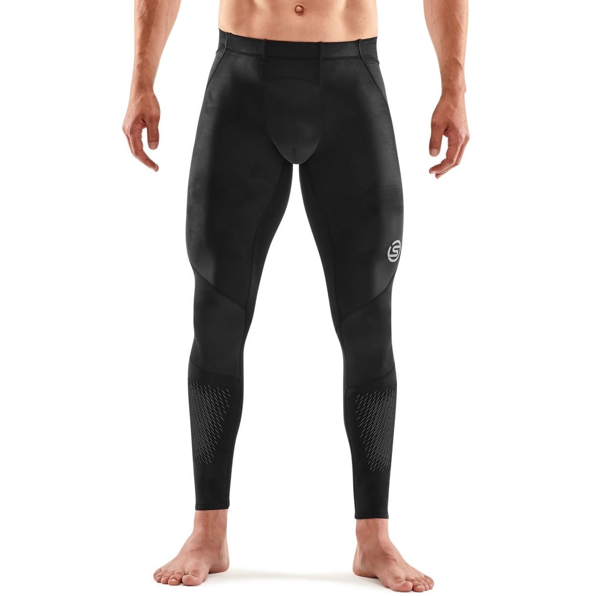 Picture of SKINS 3-Series Long Tights 400 Men - Black/Stars