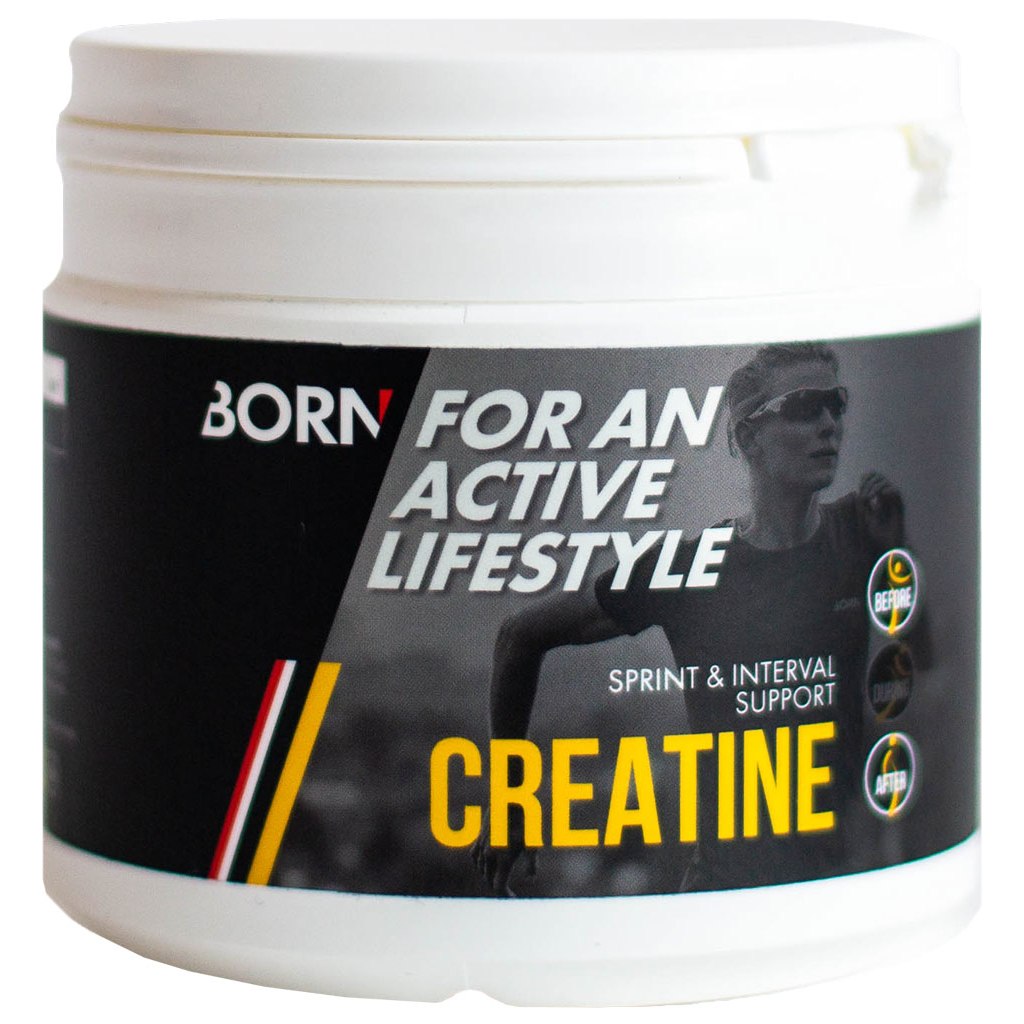 Produktbild von BORN Creatine Sprint Power - Nahrungsergänzung mit Kreatin - 300g Dose
