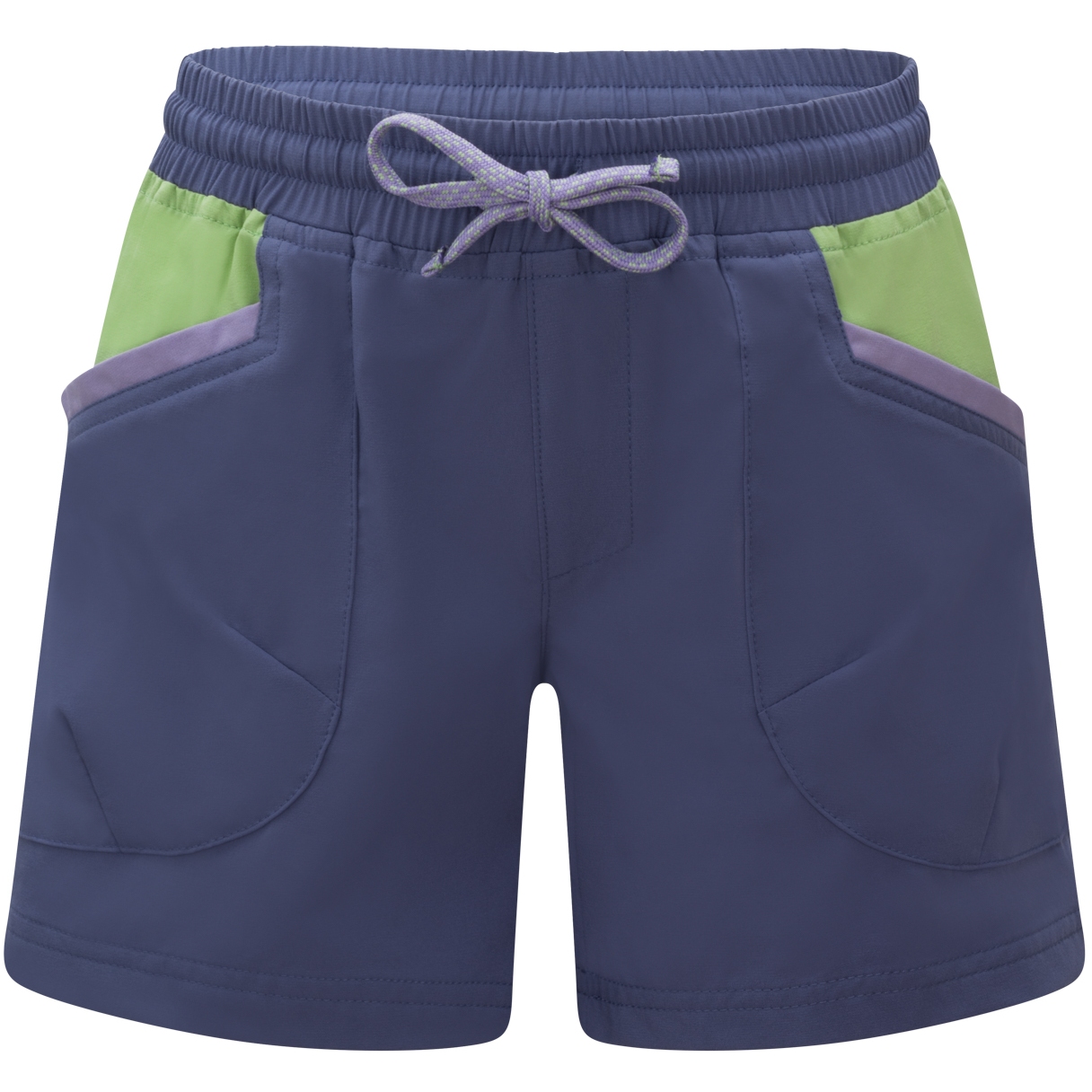 Picture of Trollkids Senja Shorts Girls - violet blue/pistachio green/lilac