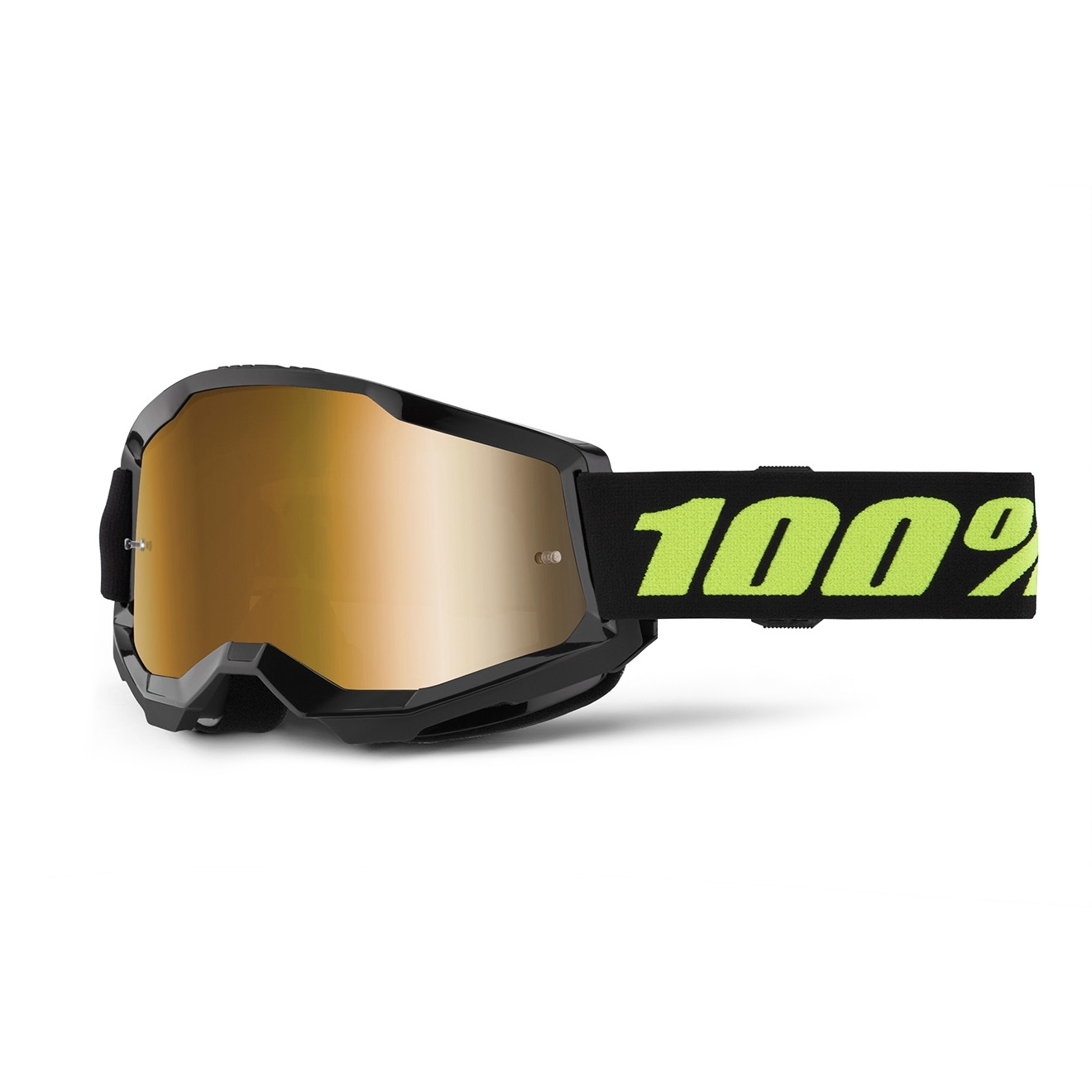 Produktbild von 100% Strata 2 Mirror Goggle - Solar Eclipse / True Gold