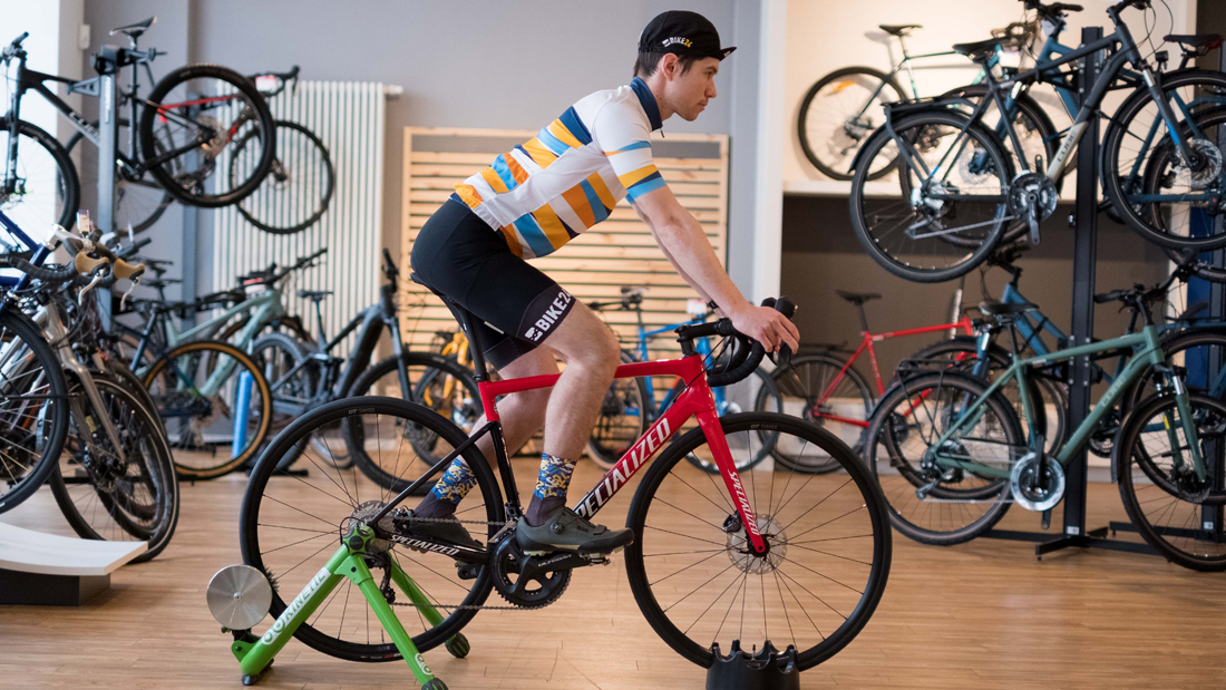 For ergonomic bicycle adjustment, First optimise the basic riding position.