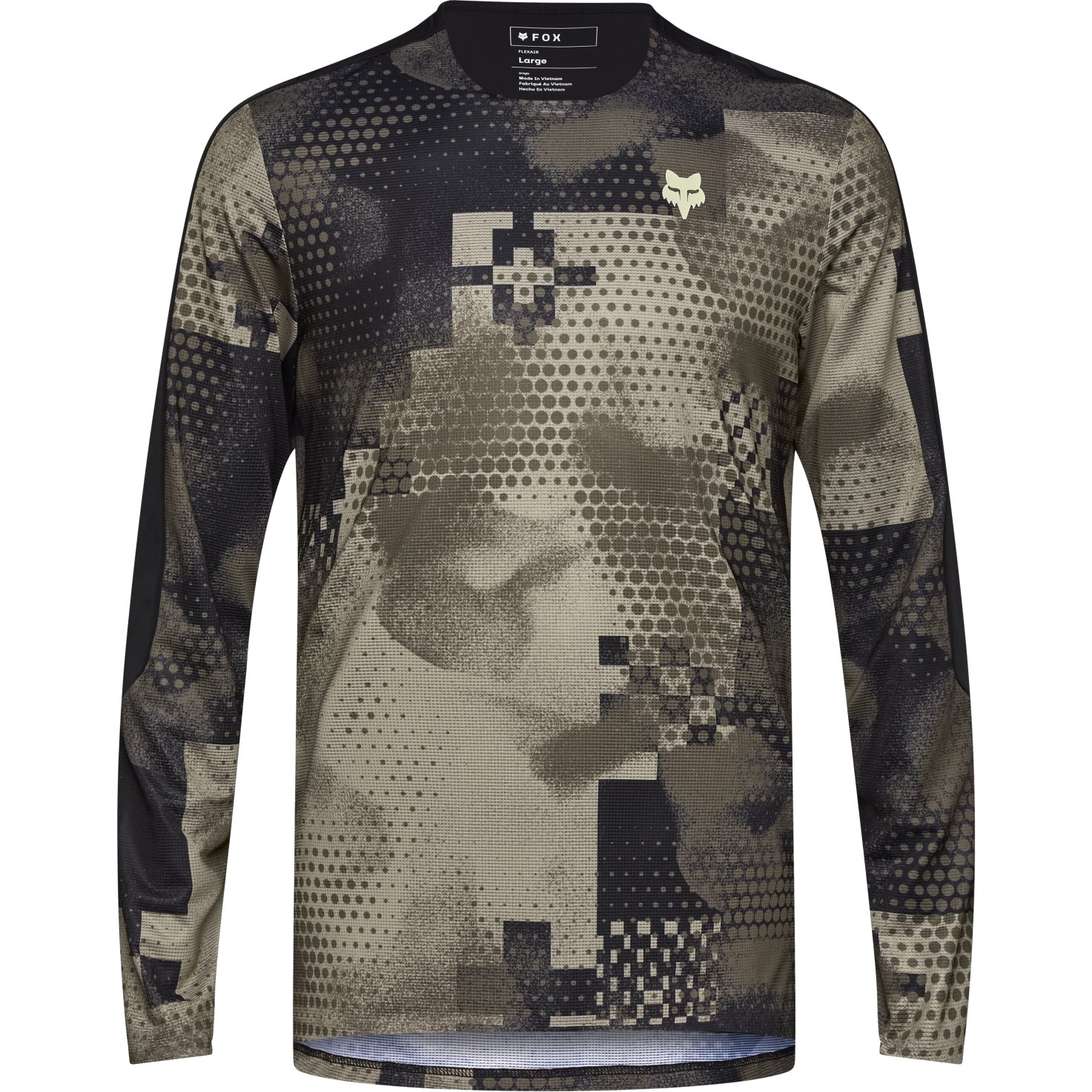 Мужская майка с длинным рукавом FOX Flexair Ascent MTB - Pulse - sand