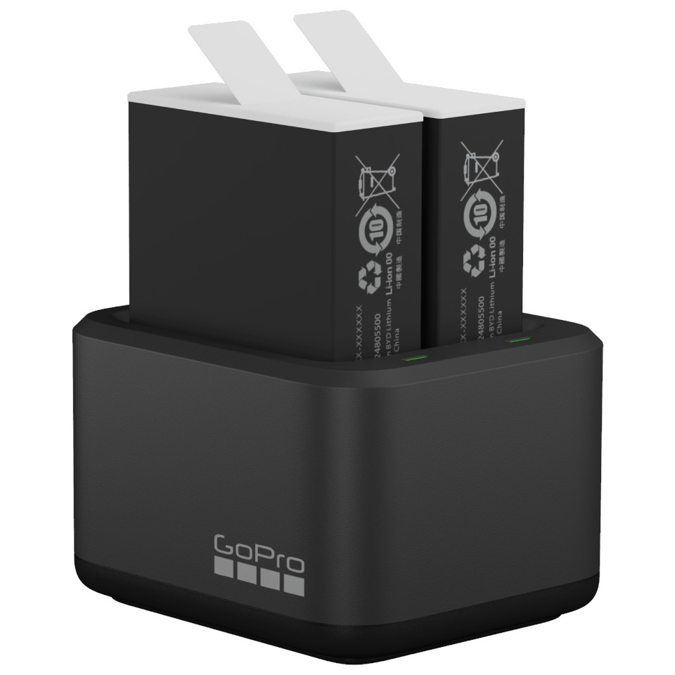 Productfoto van GoPro HERO9 / HERO10 Dual Battery Charger + 2 Enduro Batteries