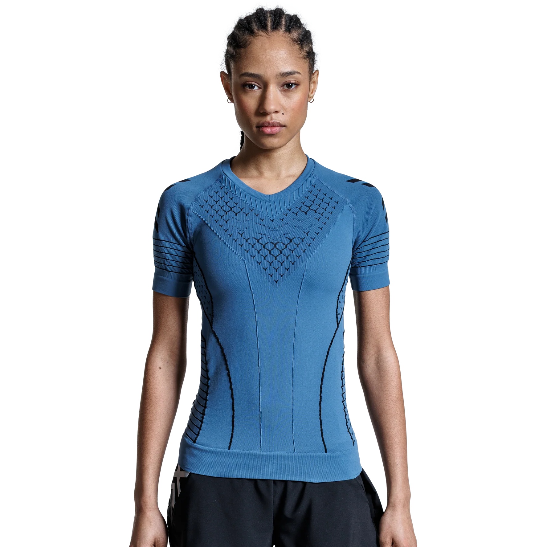 Photo produit de X-Bionic Shirt Femme - Twyce Race - slate blue/x black