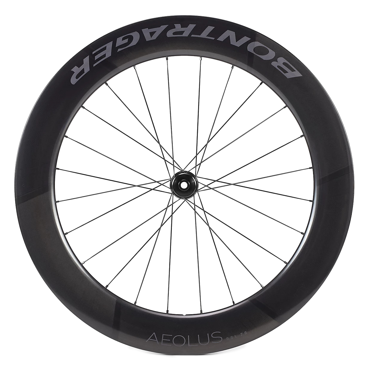 Picture of Bontrager Aeolus RSL 75 TLR Disc Carbon Front Wheel - Clincher / Tubeless - Centerlock - 12x100mm