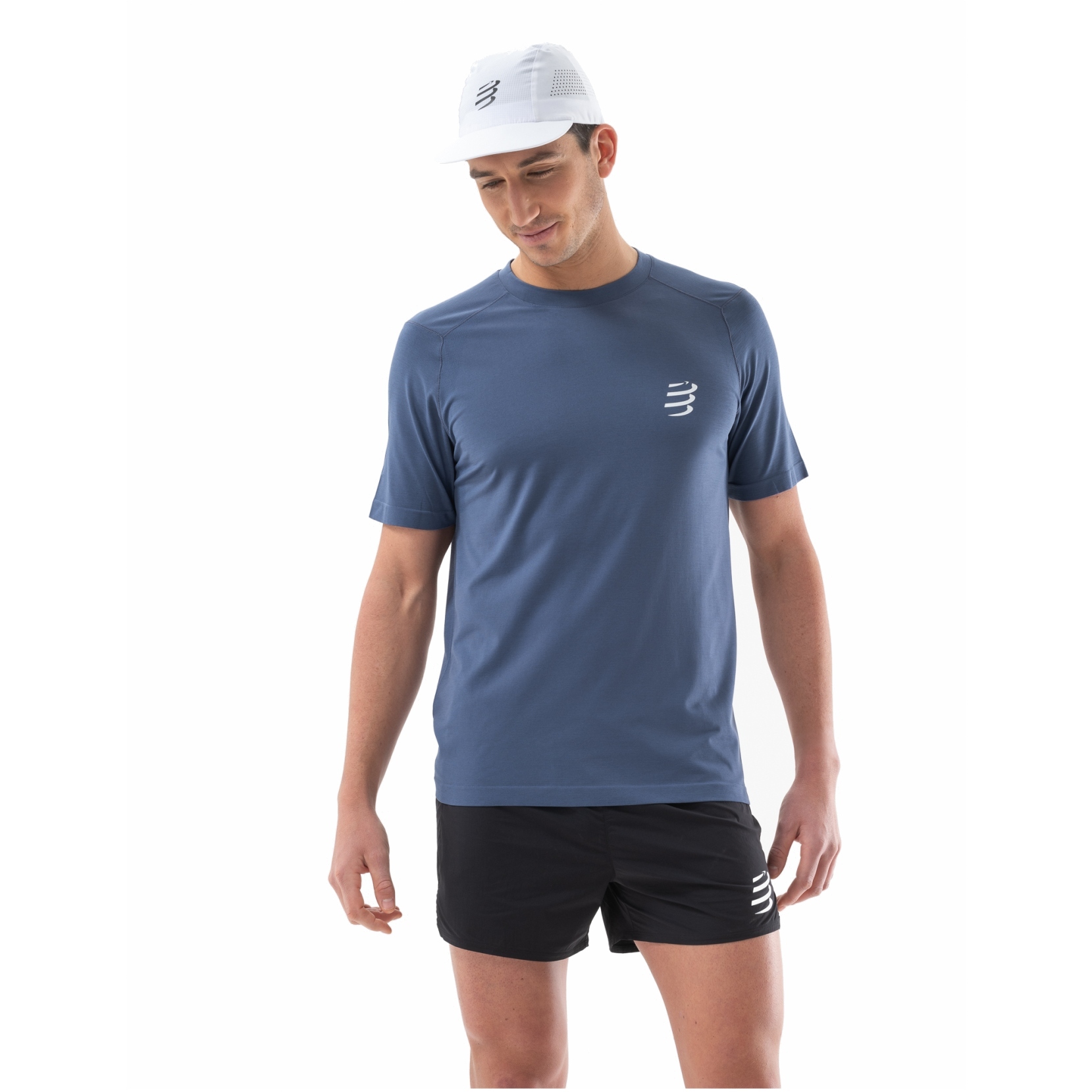 Produktbild von Compressport Performance Running T-Shirt Herren - indigo