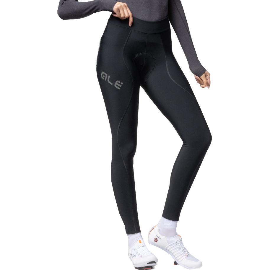 Женские зимние велосипедные колготки Alé PRAGMA - черный