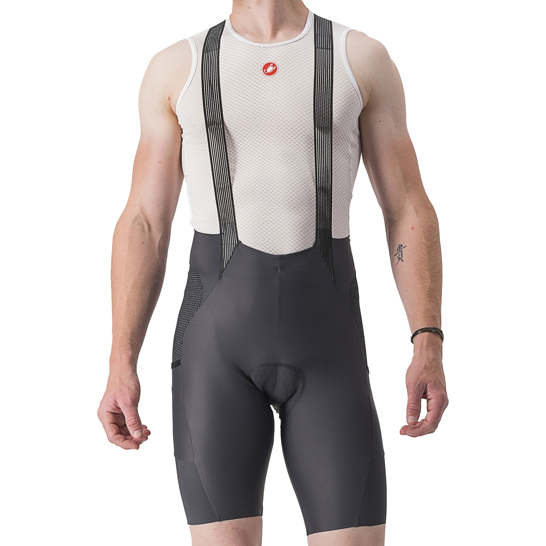 Castelli Free Unlimited Bibshort Men - dark grey 030 | BIKE24